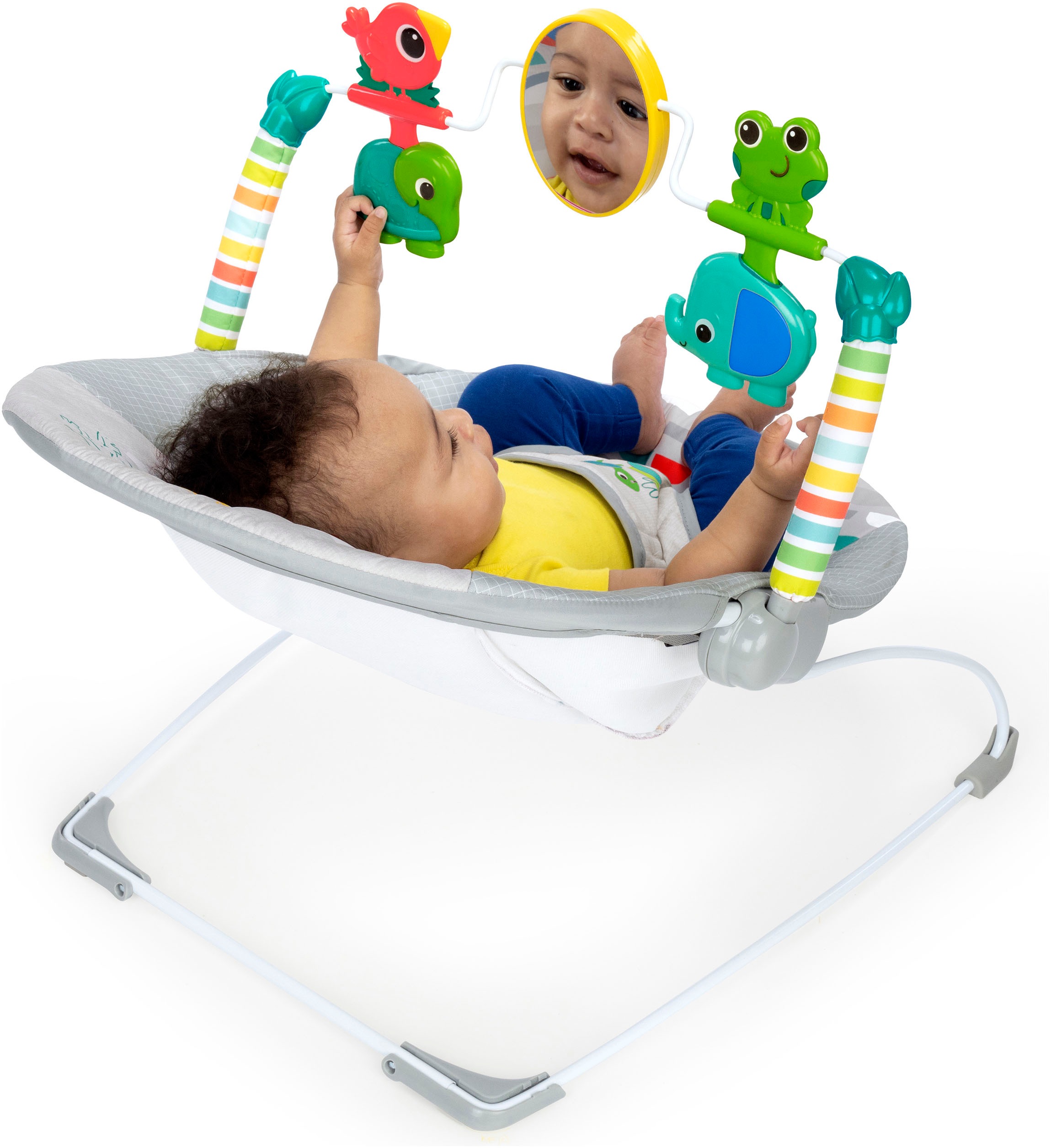 Bright Starts Babywippe »Playful Paradise™ Vibrating Bouncer« bis 9 kg mit Sound-Effekt
