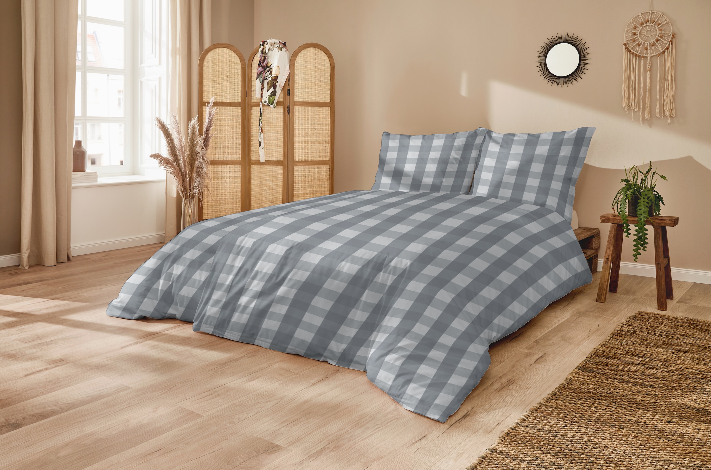 Primera Linge de lit »Feinbiber-Bettwäsche« 2 cuis doux comme du velours et naturellement en pur coton
