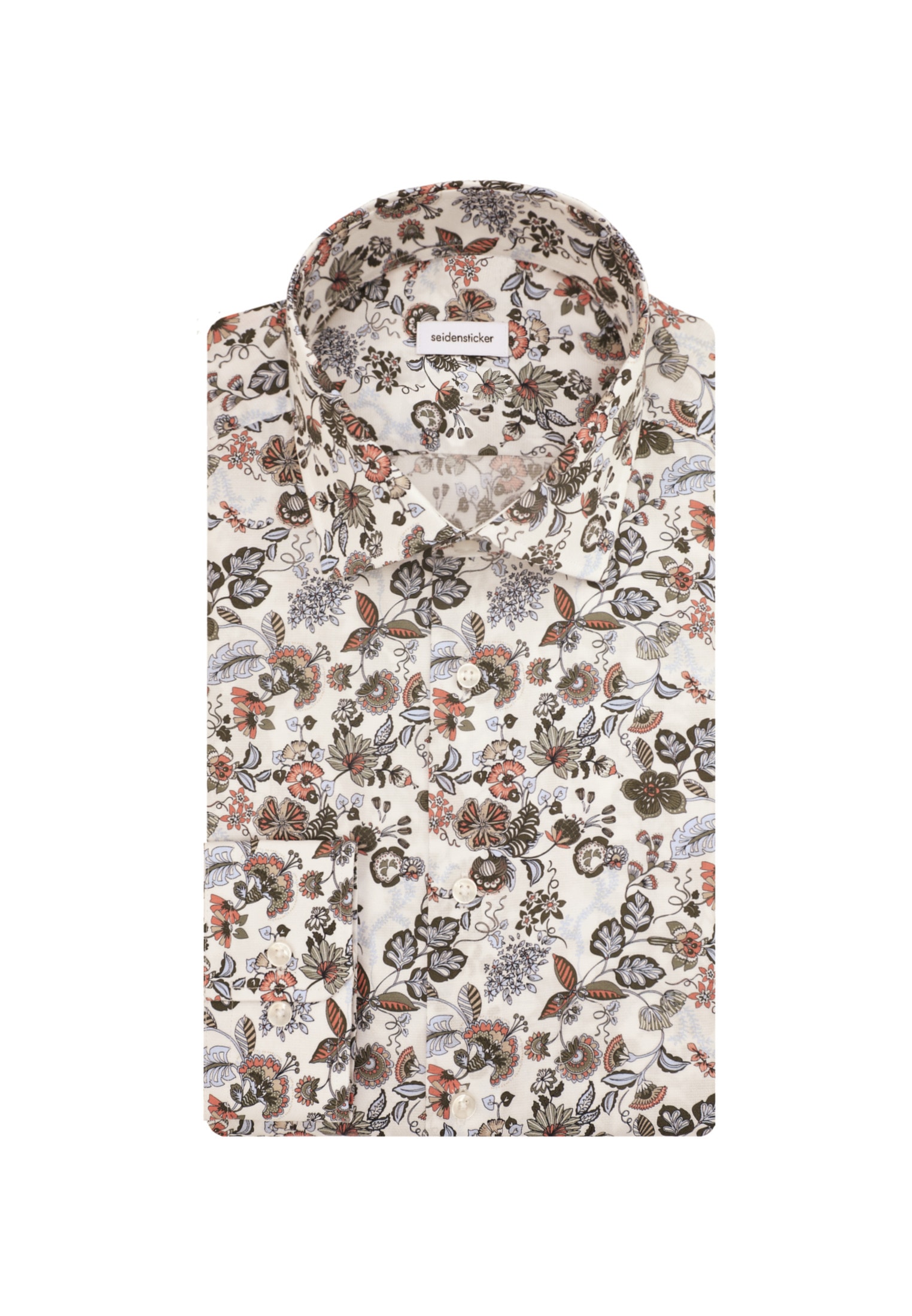 seidensticker Businesshemd »Slim« Slim 1/1 Kentkragen Druck