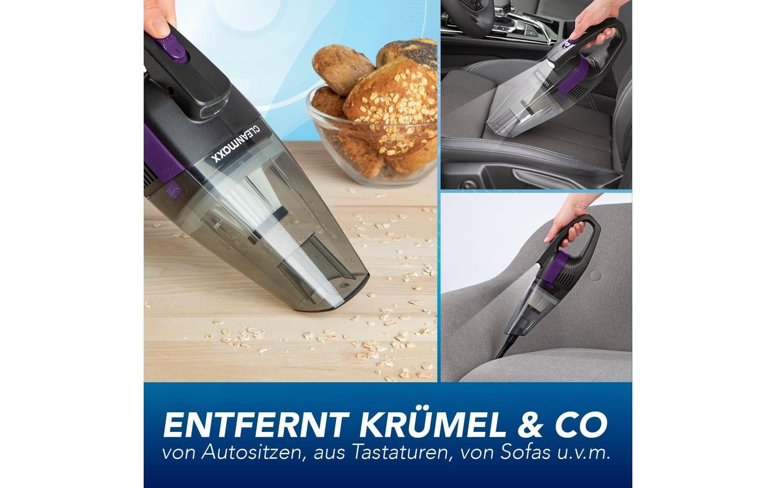 CLEANmaxx Aspirateur à main sans fil »Akku-Handsauger«