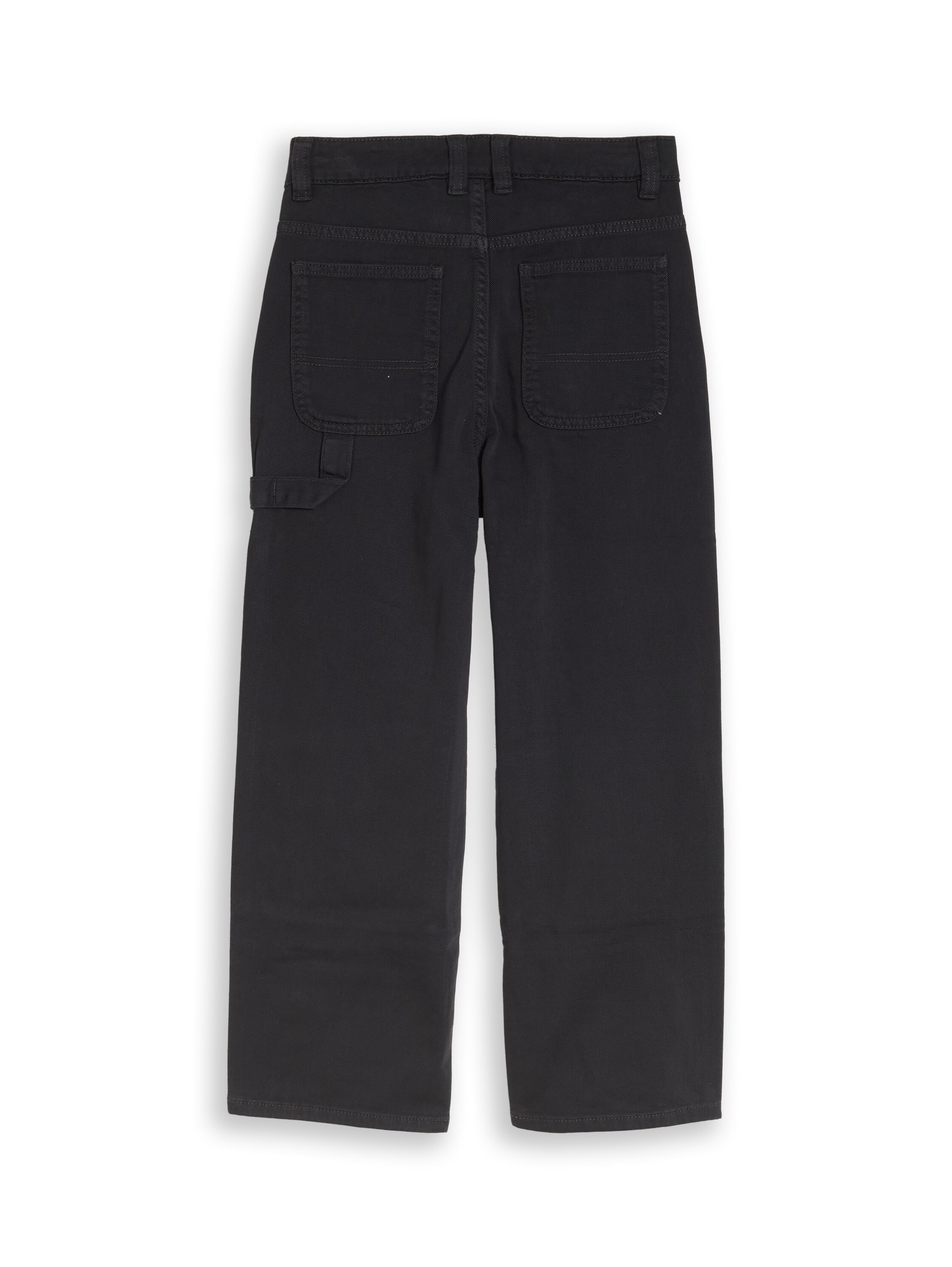 TOM TAILOR Pantalon 5 poches  coupe ample, avec poches fendues, poches arrière et poche monnaie