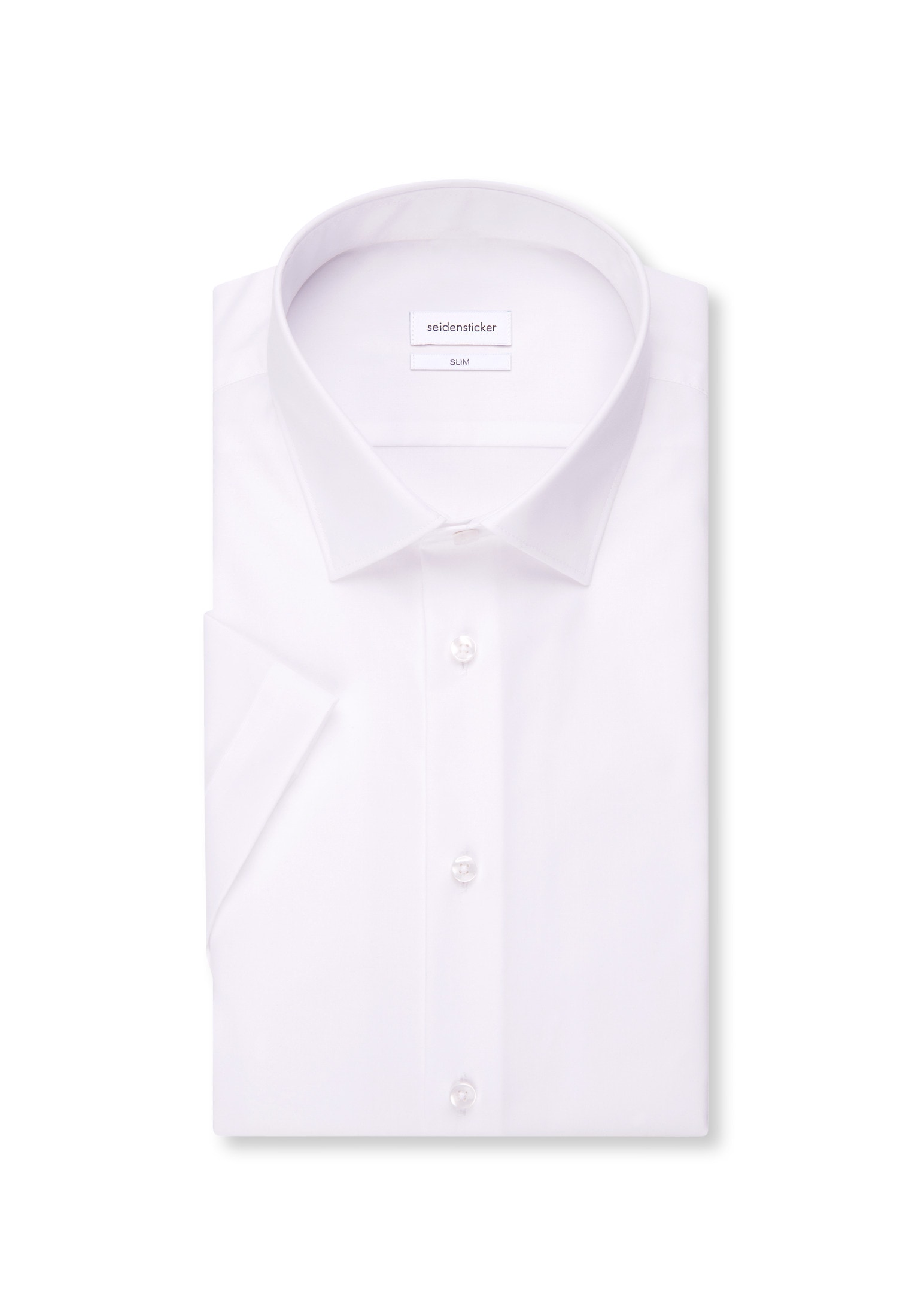 seidensticker Businesshemd »Schwarze Rose«, Shaped 1/2 Kentkragen Uni
