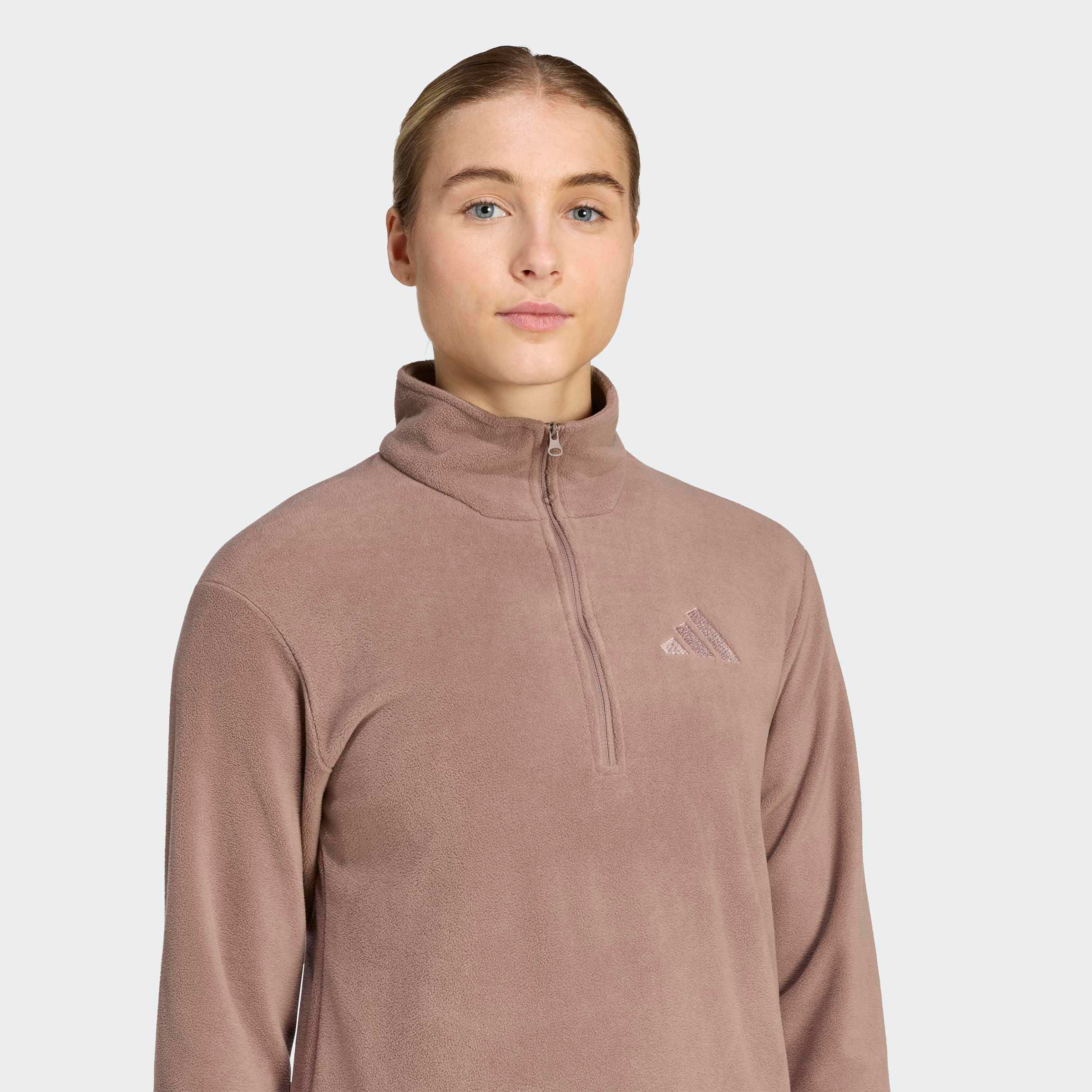 adidas TERREX Rollkragenshirt »MULTI ESSENTIALS HALF ZIP FLEECE T« sportlicher Stil, für Sportmode und Streetwear, mit Reissverschluss