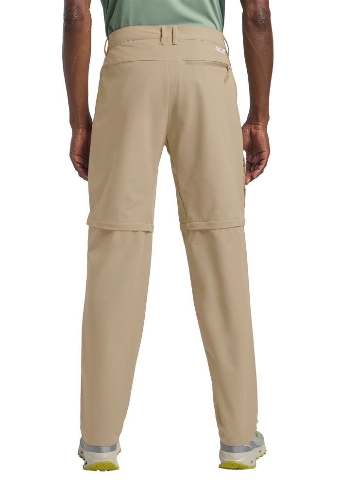 Jack Wolfskin Zip-off-Hose »PICO TRAIL ZIP OFF PANTS M«  Atmungsaktiv, schnell trocknend, wasserabweisend, zwei Tragevarianten