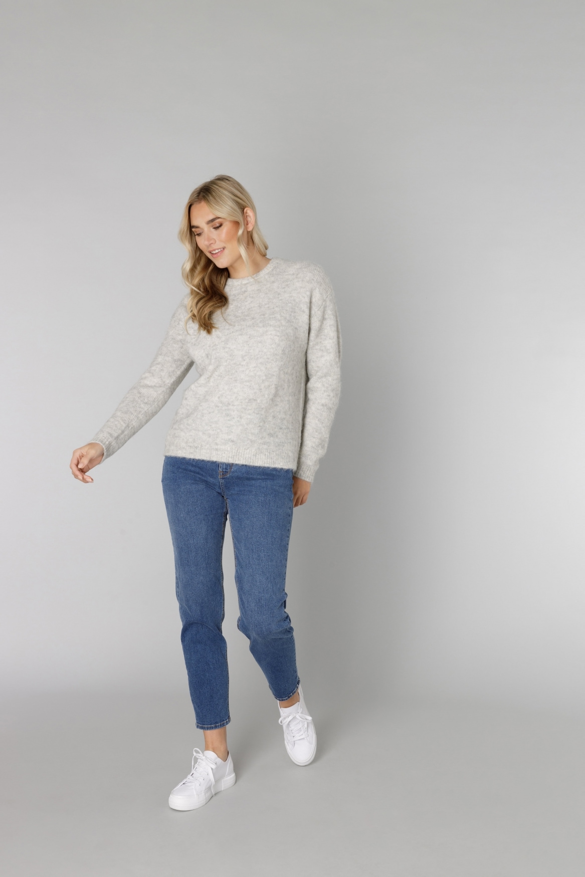 Base Level Pull en tricot »Yana« mit Wolle