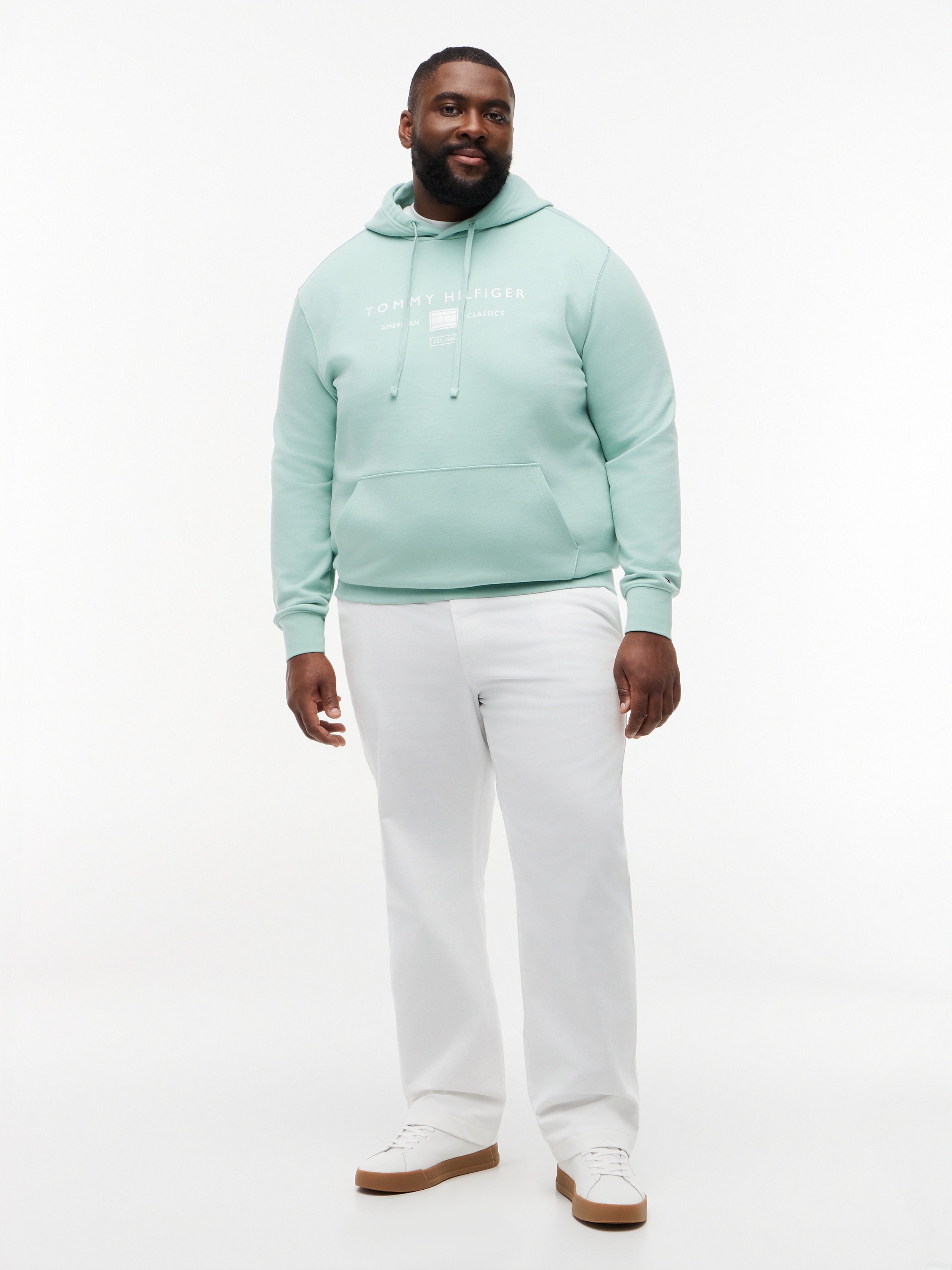 Tommy Hilfiger Big & Tall Hoodie »BT-BRAND L0VE TR MONO STOCK«, grandes tailles, coupe normale
