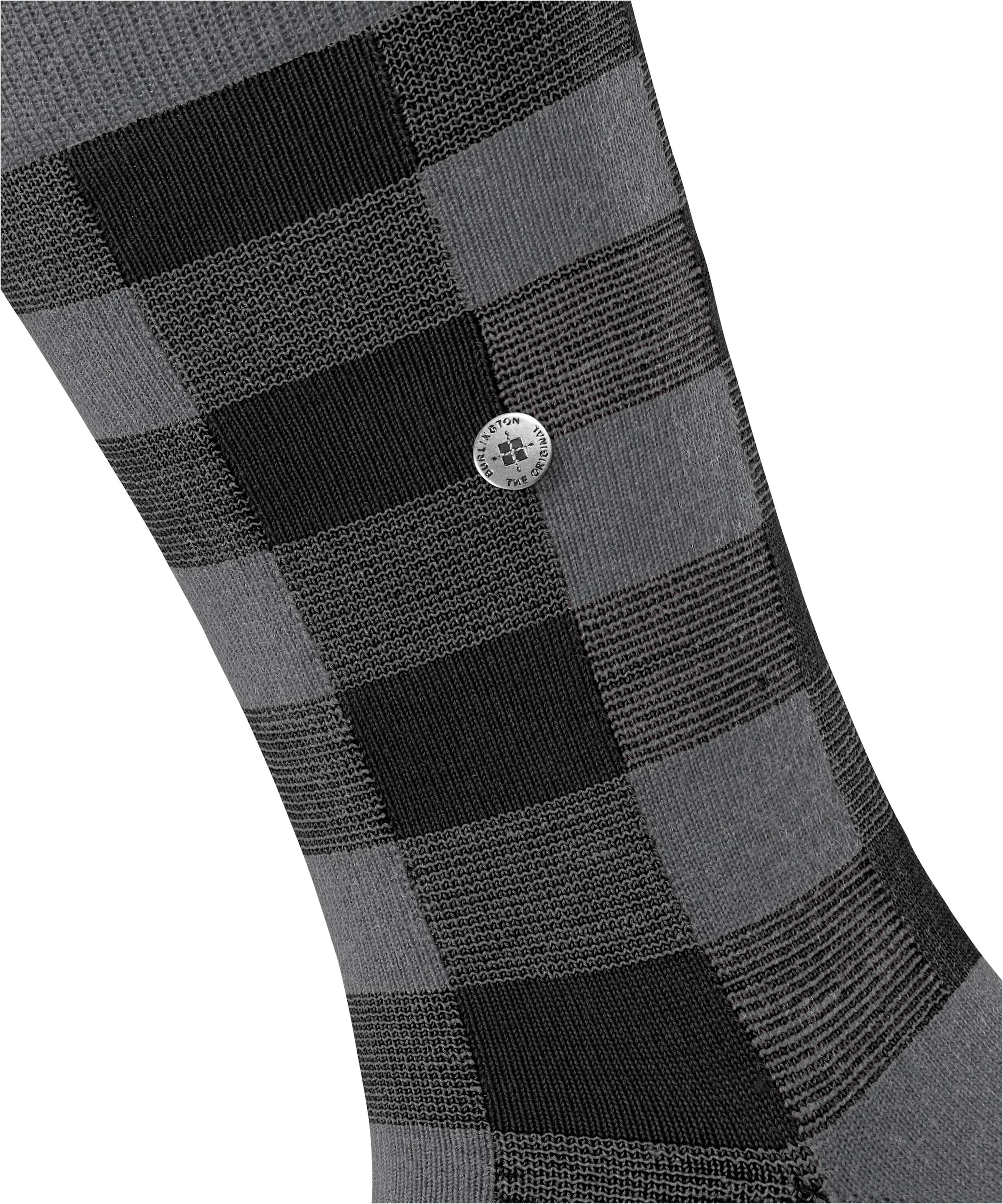 Burlington Chaussettes »Buffalo Check« taille unique 40-46, mélange laine chaud, carreaux bûcheron