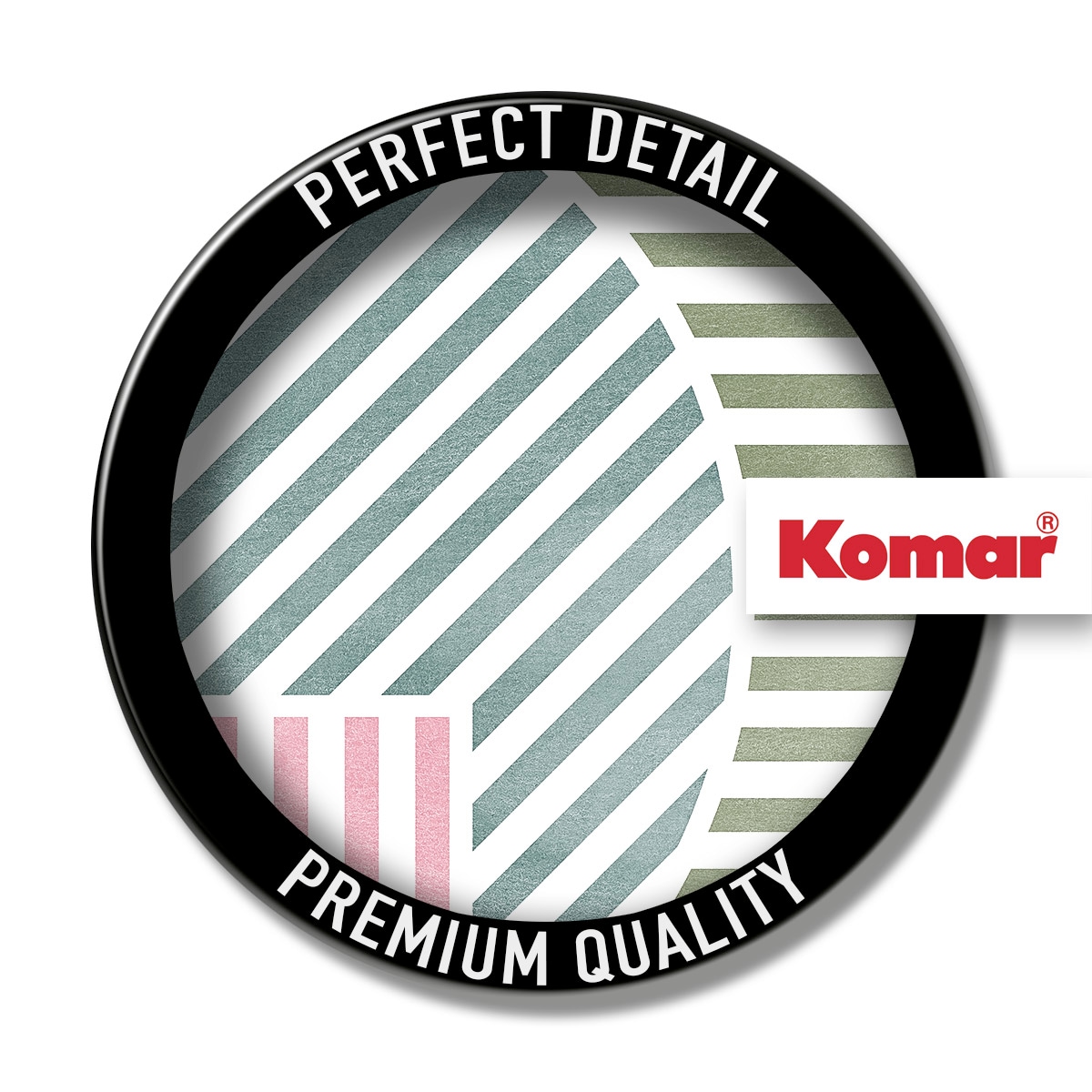 Komar Fototapete »Komar Vlies Fototapete - Jeux de Lignes Bonbon - Grösse 300 x 250 cm« bedruckt glatt