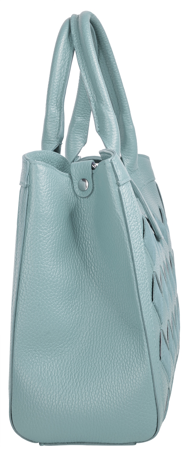Samantha Look Sac à bandoulière cuir véritable, fabriqué en Italie