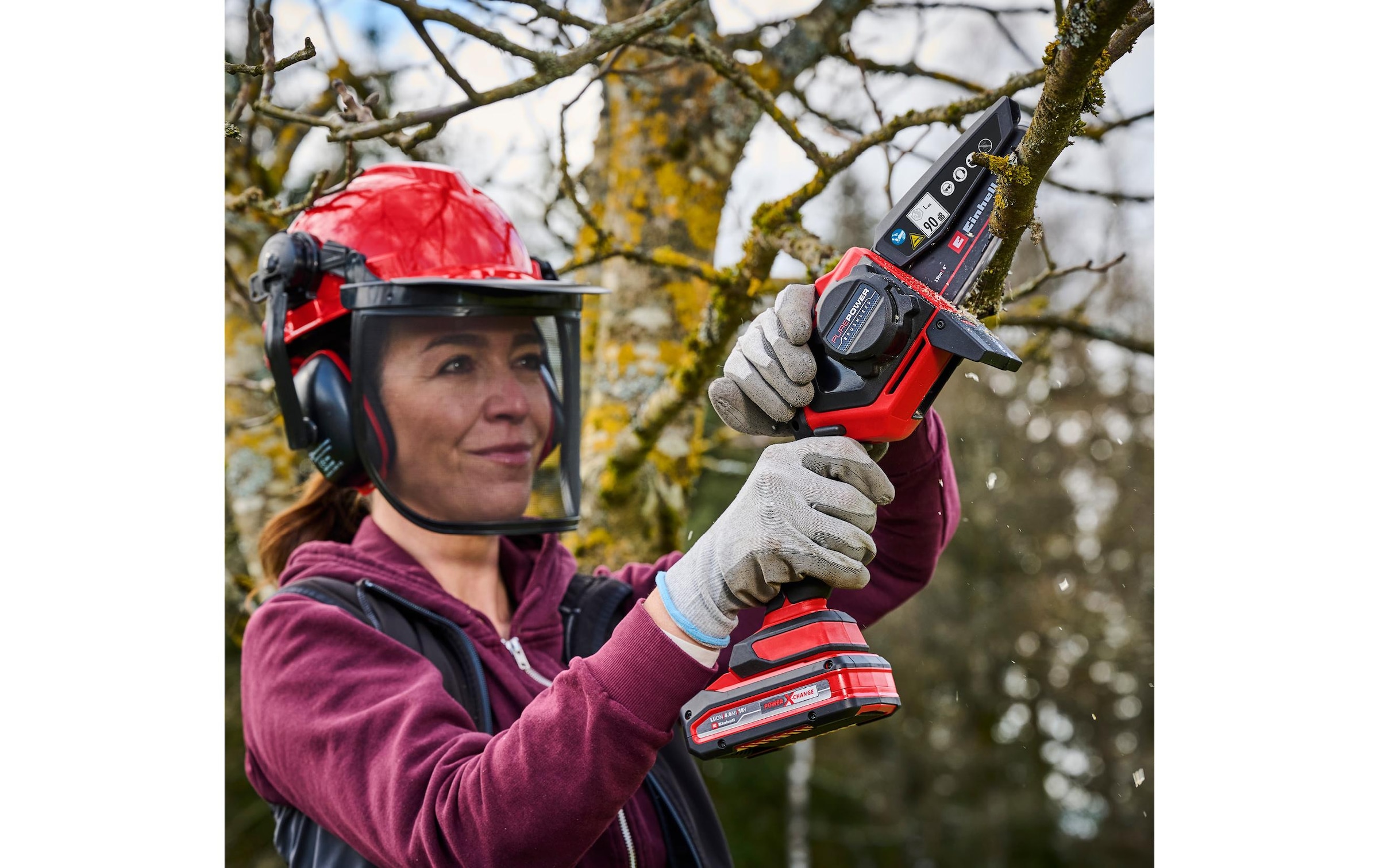 Einhell Tronçonneuse à batterie »Einhell GE-PS 18/15 Li 12.5 cm Schnittlänge, Holster Kit«