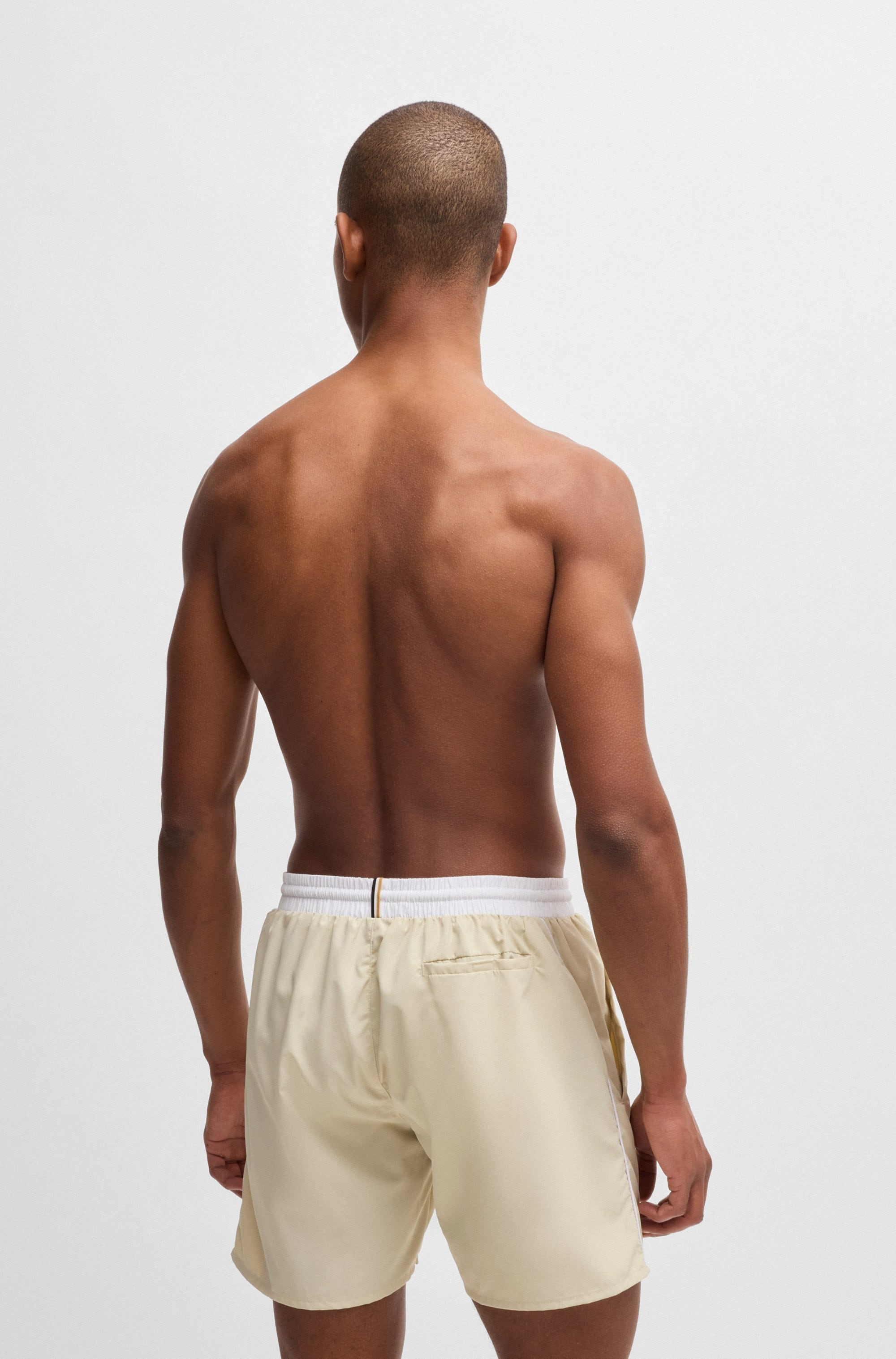 BOSS Short de bain »Starfish« avec bandes contrastantes
