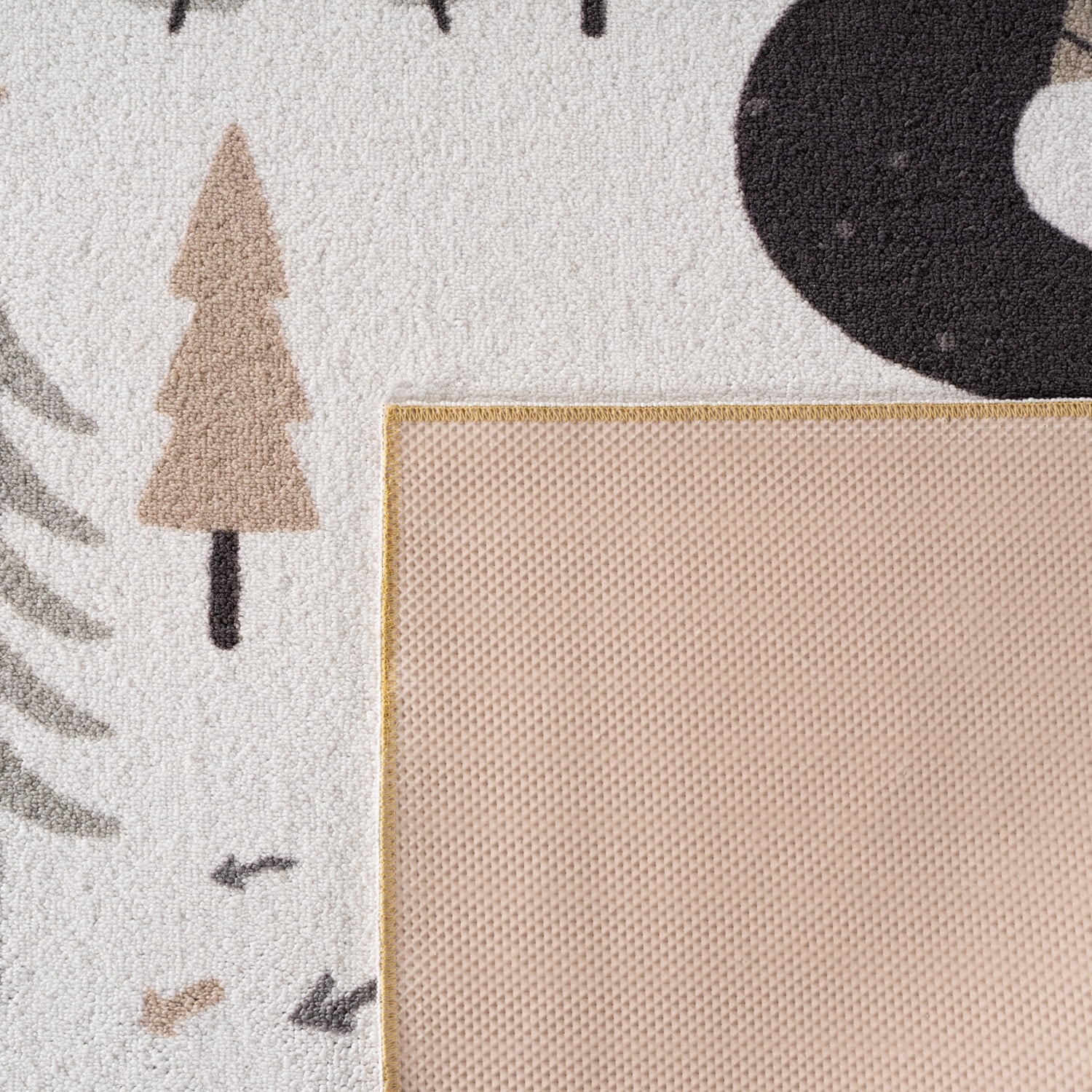 Ayyildiz Teppiche Tapis pour enfants »COCO 1135  , auch in rund erhältlich« Rectangulaire 8 mm Höhe lavable à 30°C, antidérapant, certifié OEKO-TEX®, animaux de la forêt
