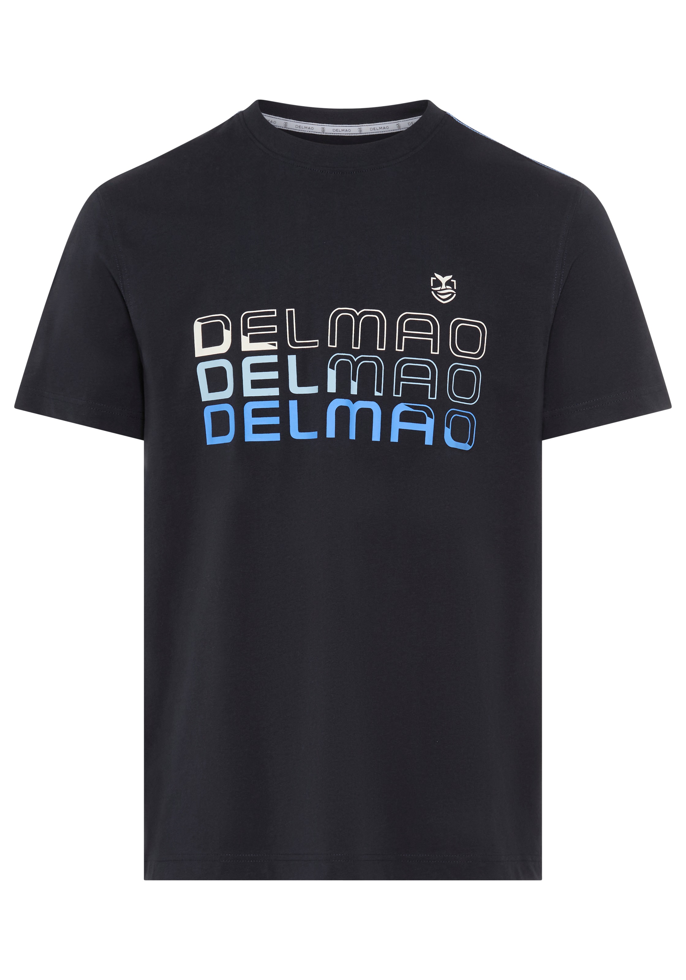 DELMAO Shirt à col rond »Neue Kollektion!« casual Stil, kurzarm, normale Passform, mit Rundhalsausschnitt