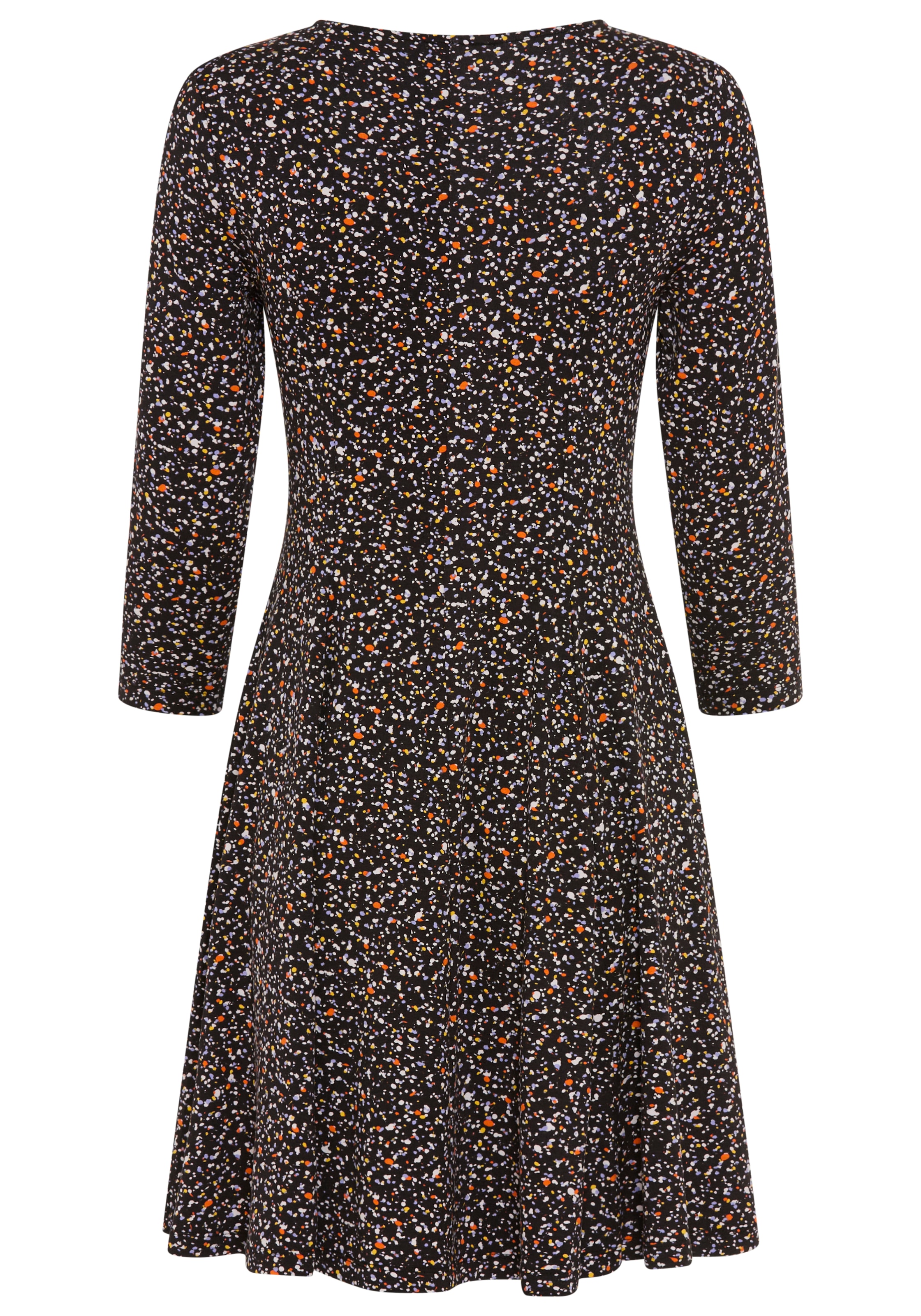 Laura Scott Robe en jersey Robe sportive-féminine, longueur genou, avec motif floral intégral