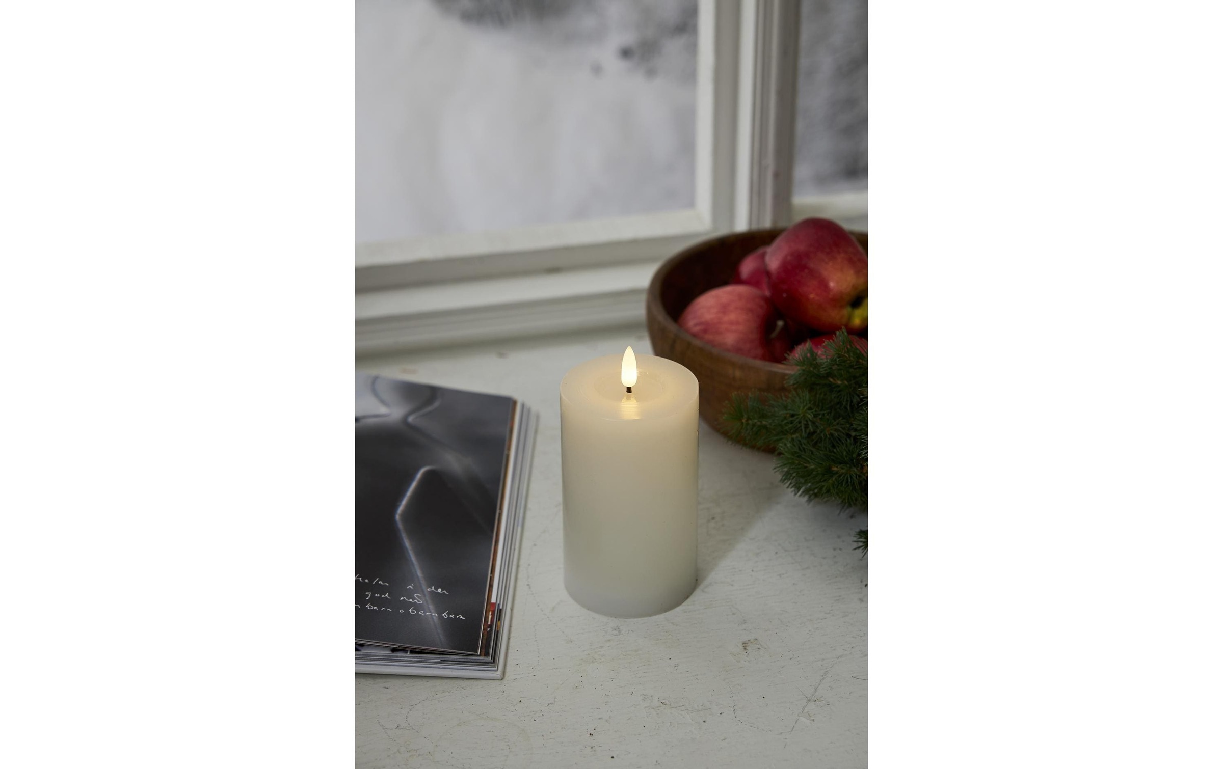   Bougie LED »Star Trading LED-Kerze Flamme Flow, Ø 7.5 x 15 cm«