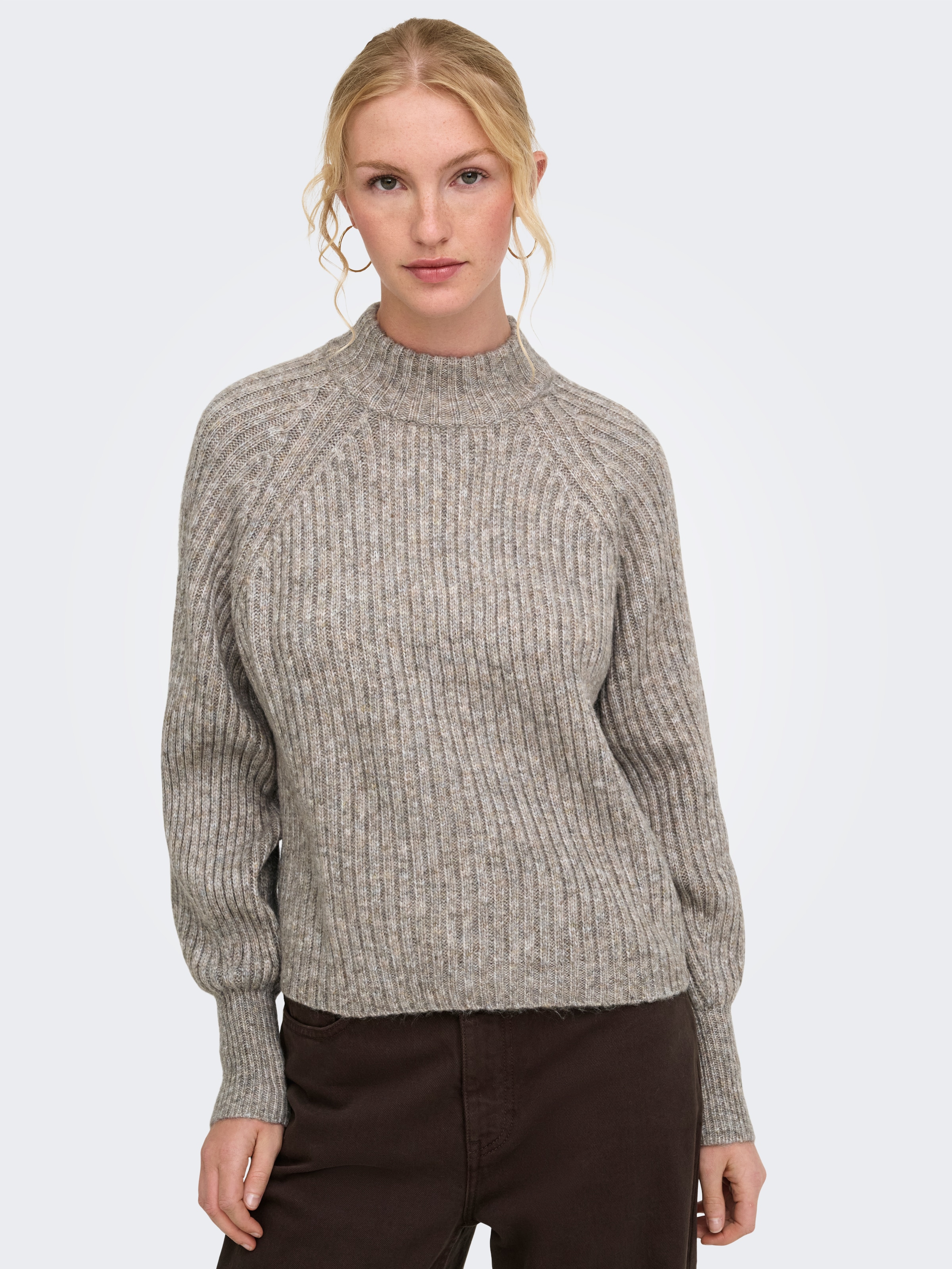 ONLY Pull en tricot »ONLKALIBU L/S PULLOVER KNT NOOS« fibre synthétique, coupe régulière