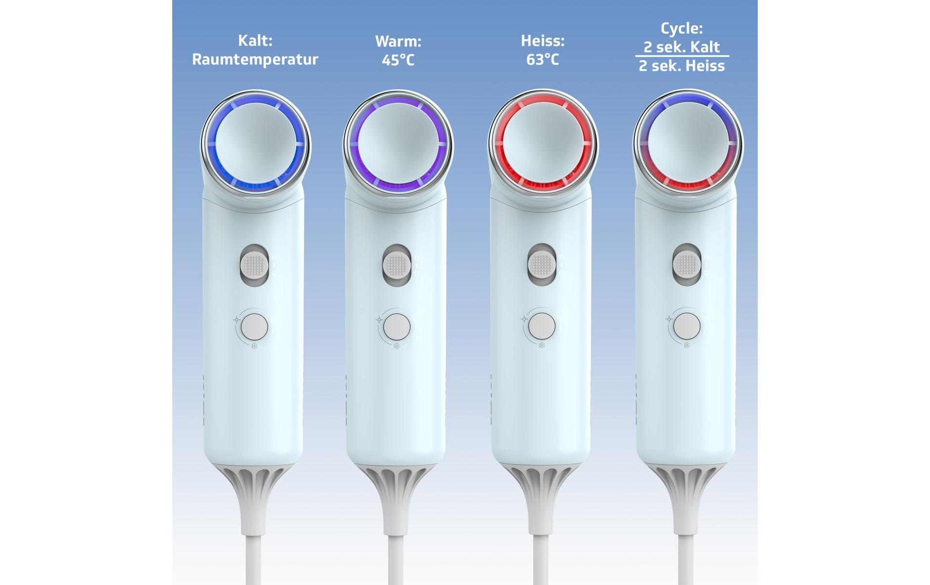   Sèche-cheveux de voyage »KiCA Jet Dry« 850 W Haartrockner inkl. Styling-Aufsatz