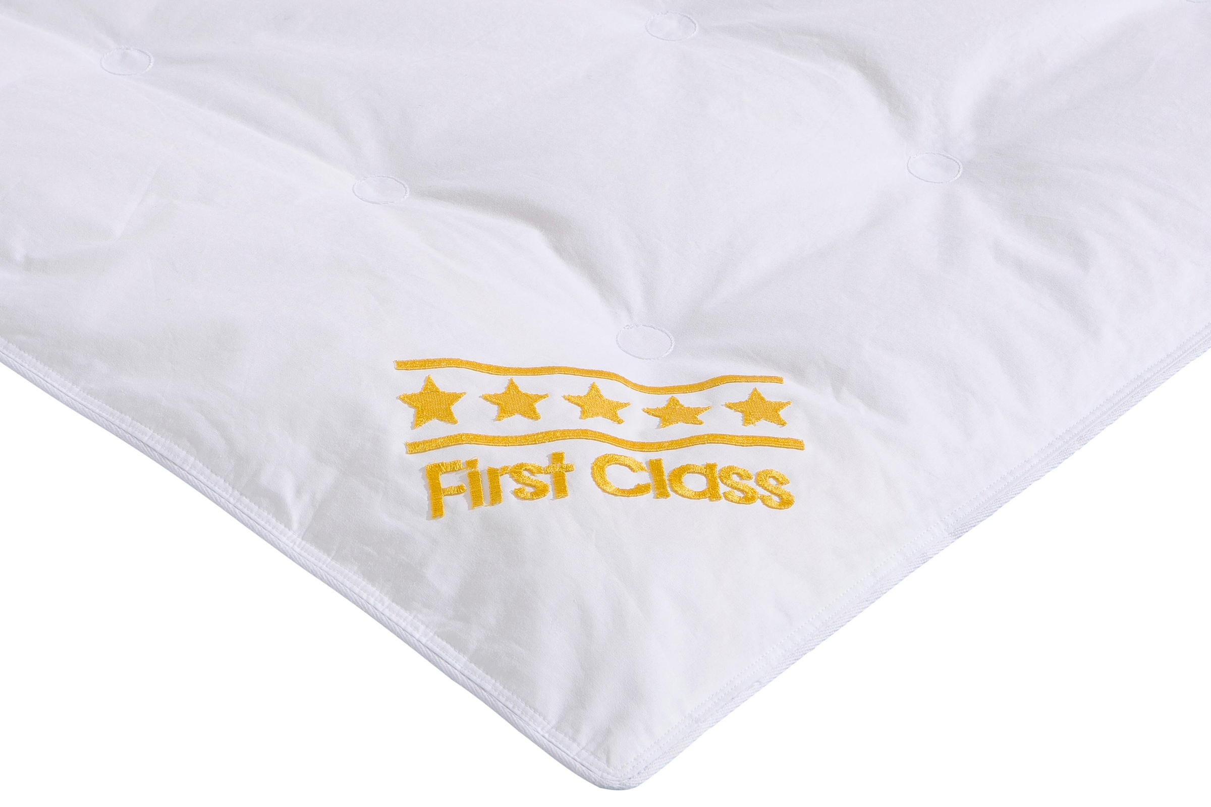 OBB Couette en duvet + oreiller en plumes »Emilias« Bettwaren-Set, 135x200 oder 155x220 cm, für Sommer oder Winter