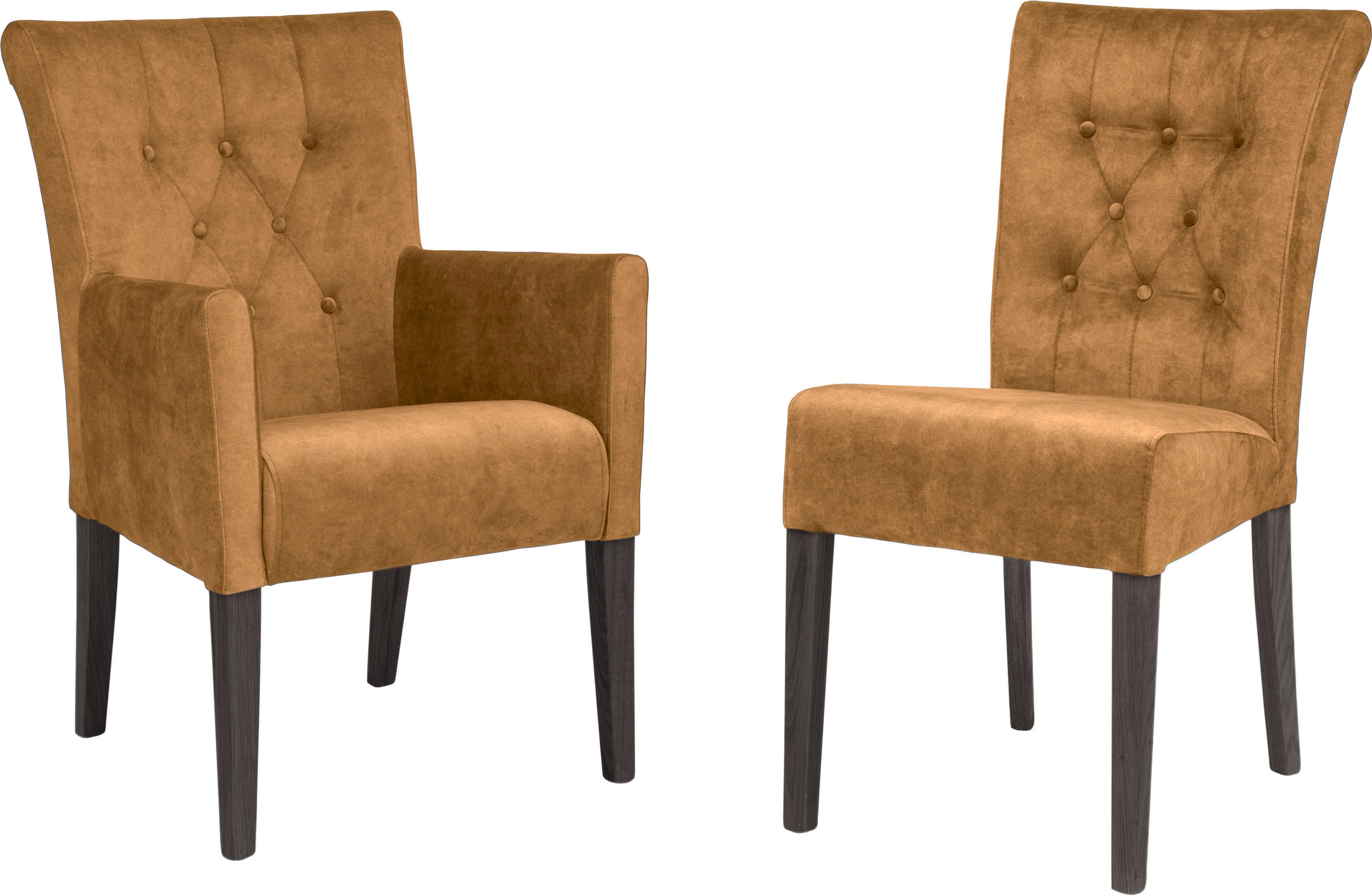 Home affaire Esszimmerstuhl »Queen BESTSELLER« (Set) 2 Stk.Polsterstuhl mit Knopfheftung, 2er, 4er oder 6er Set