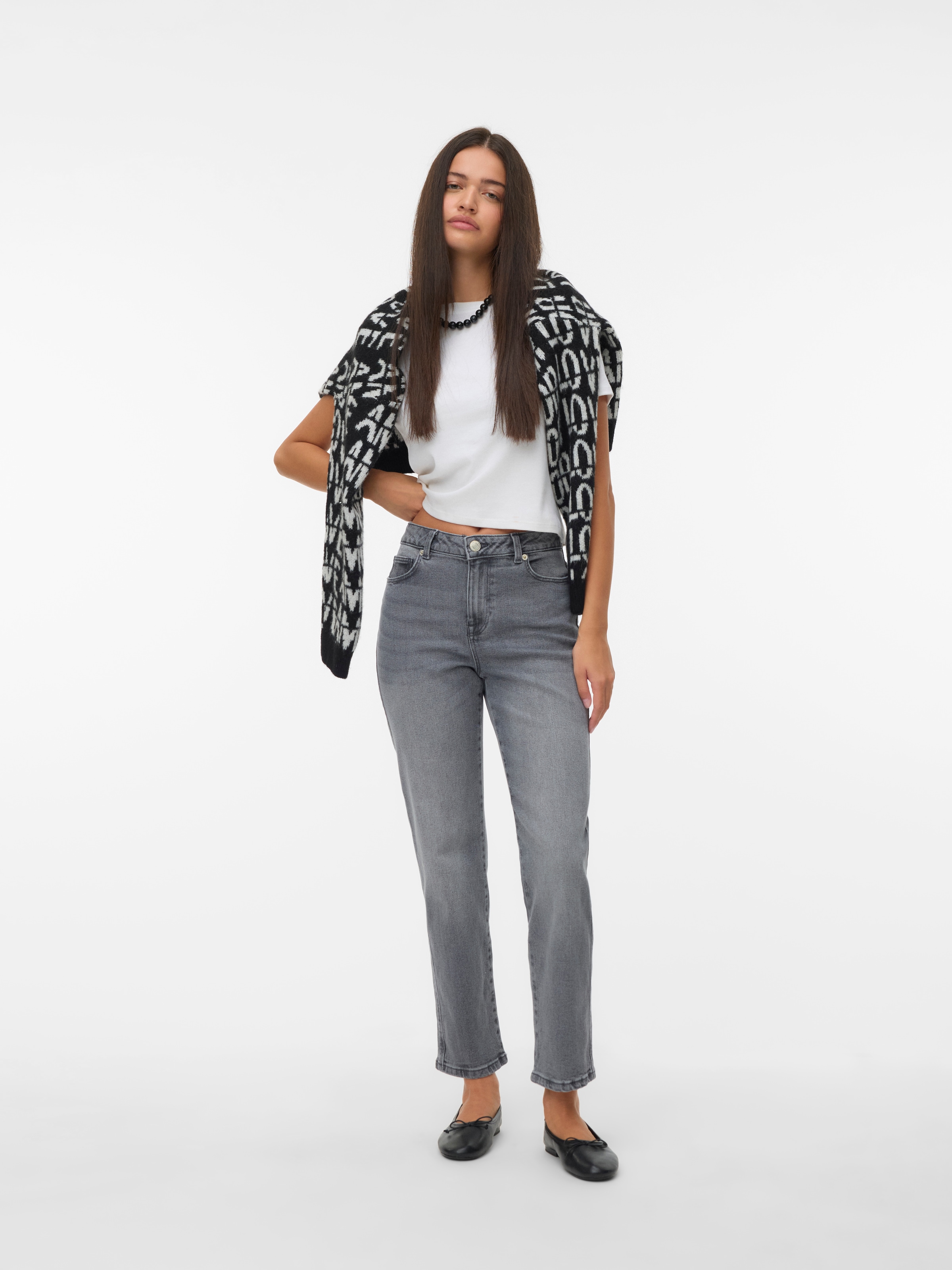 Vero Moda Jeans droit »VMAMARA MR SLIM STRAIGHT ANK VI2112 NOOS«