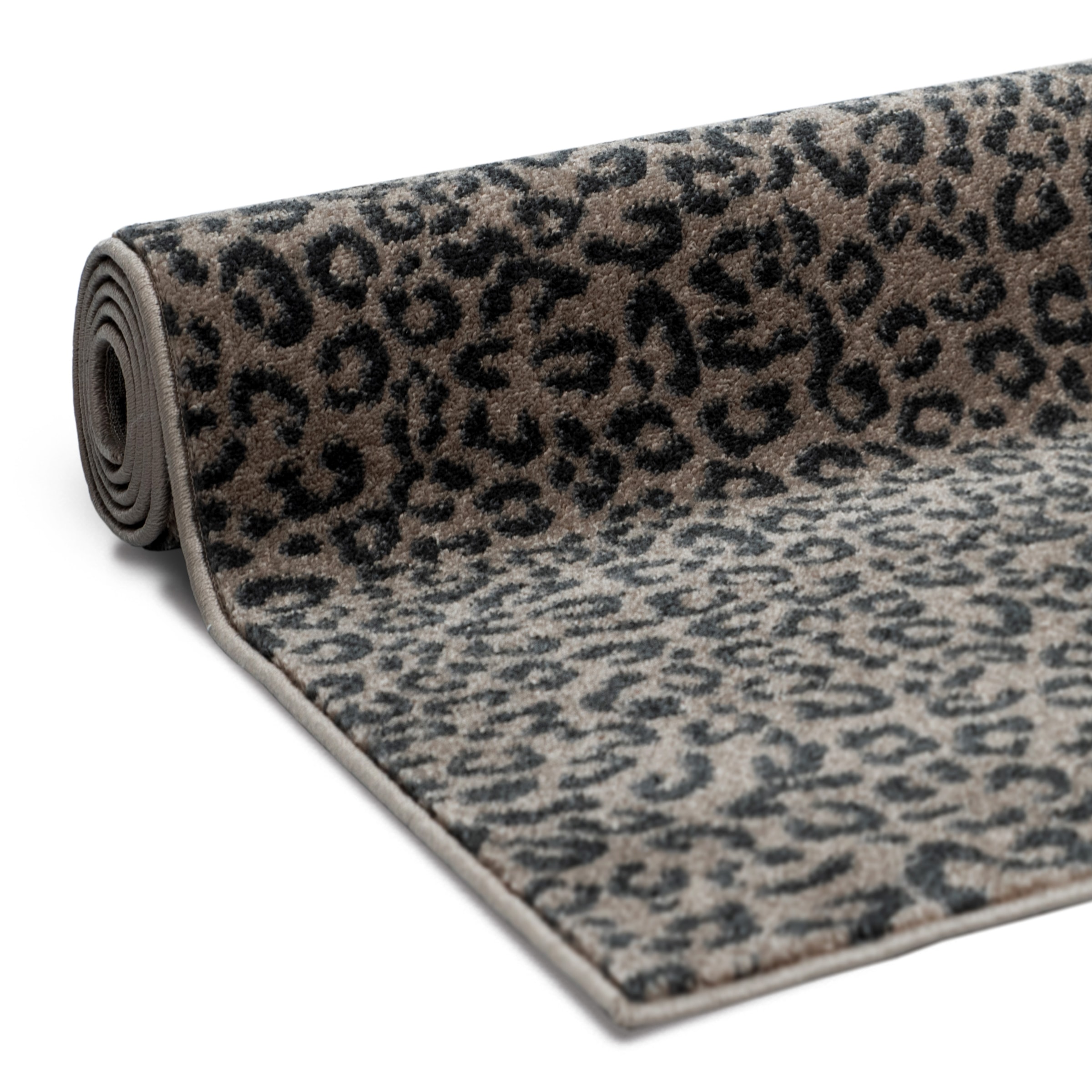 GOODproduct Tapis »Fynna, Leoparden-Muster, Animalprint« Rectangulaire 9 mm Höhe besonders weicher Flor, Wohnzimmer, Schlafzimmer, Esszimmer, Leo