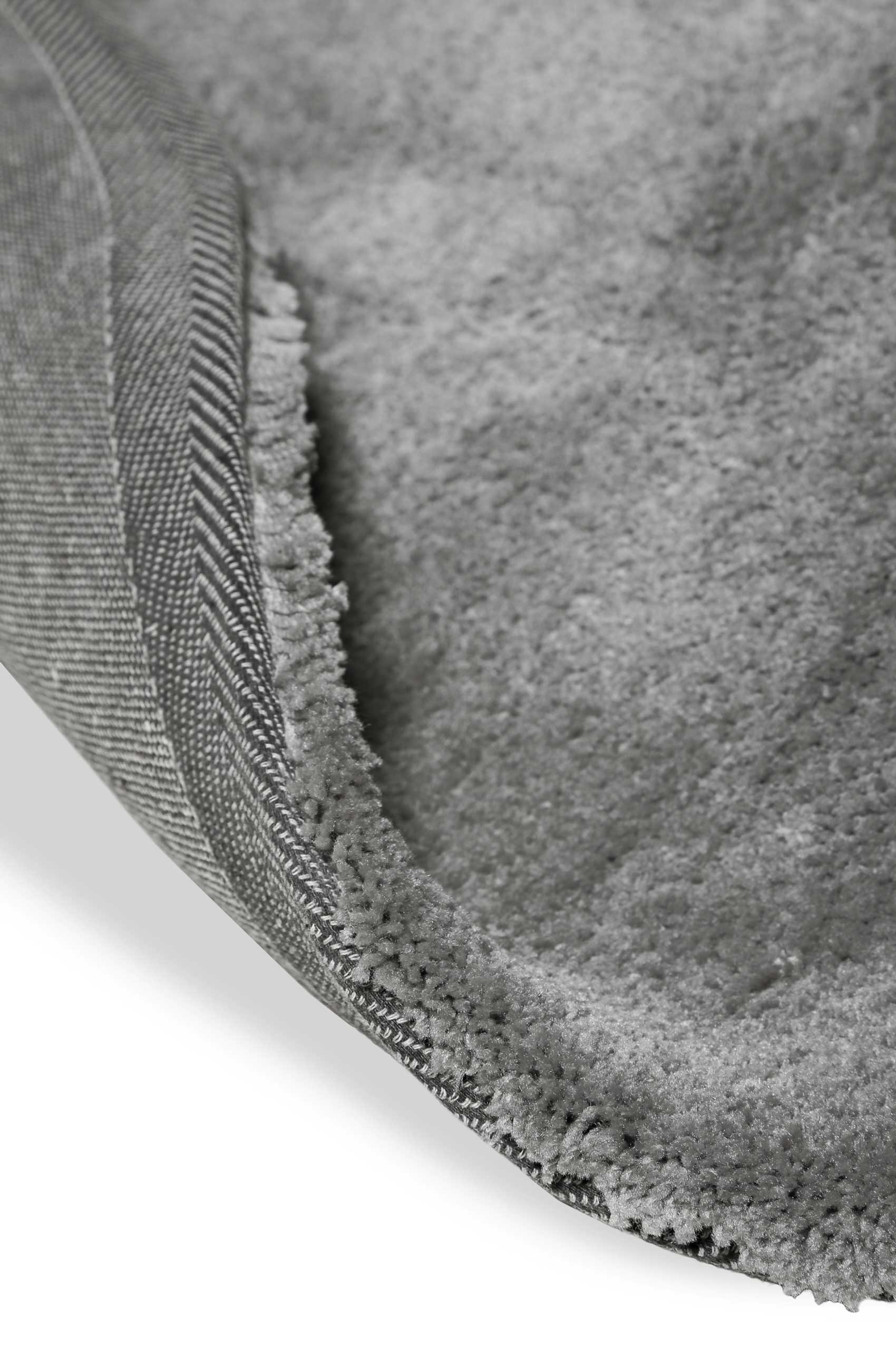 Wecon home Basics Tapis »Emilia« Rond 25 mm Höhe Tapis à poils longs, touffeté, moderne, uni, moelleux, salon