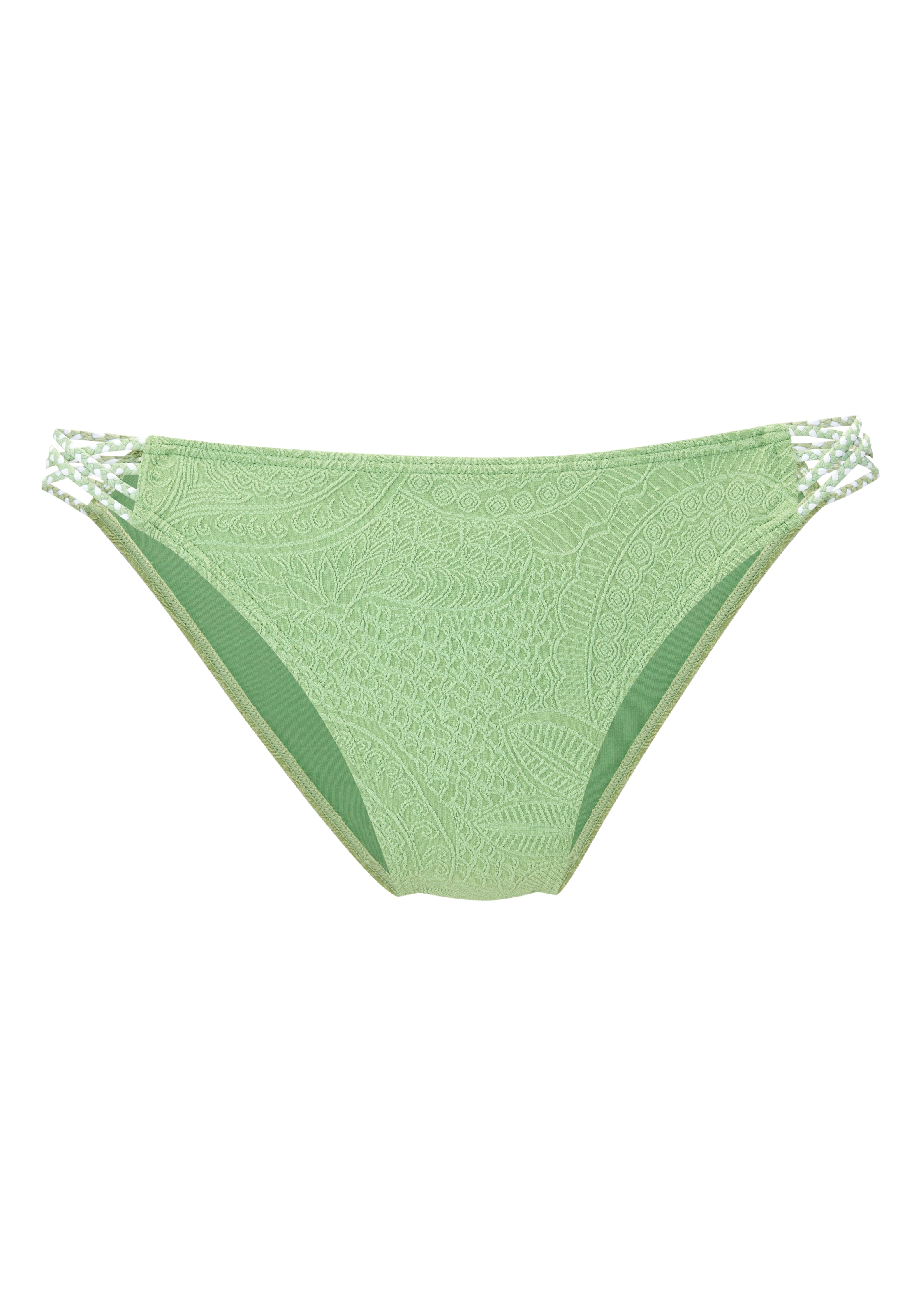 s.Oliver Pantalon de bikini mit gemusterter Strukturware
