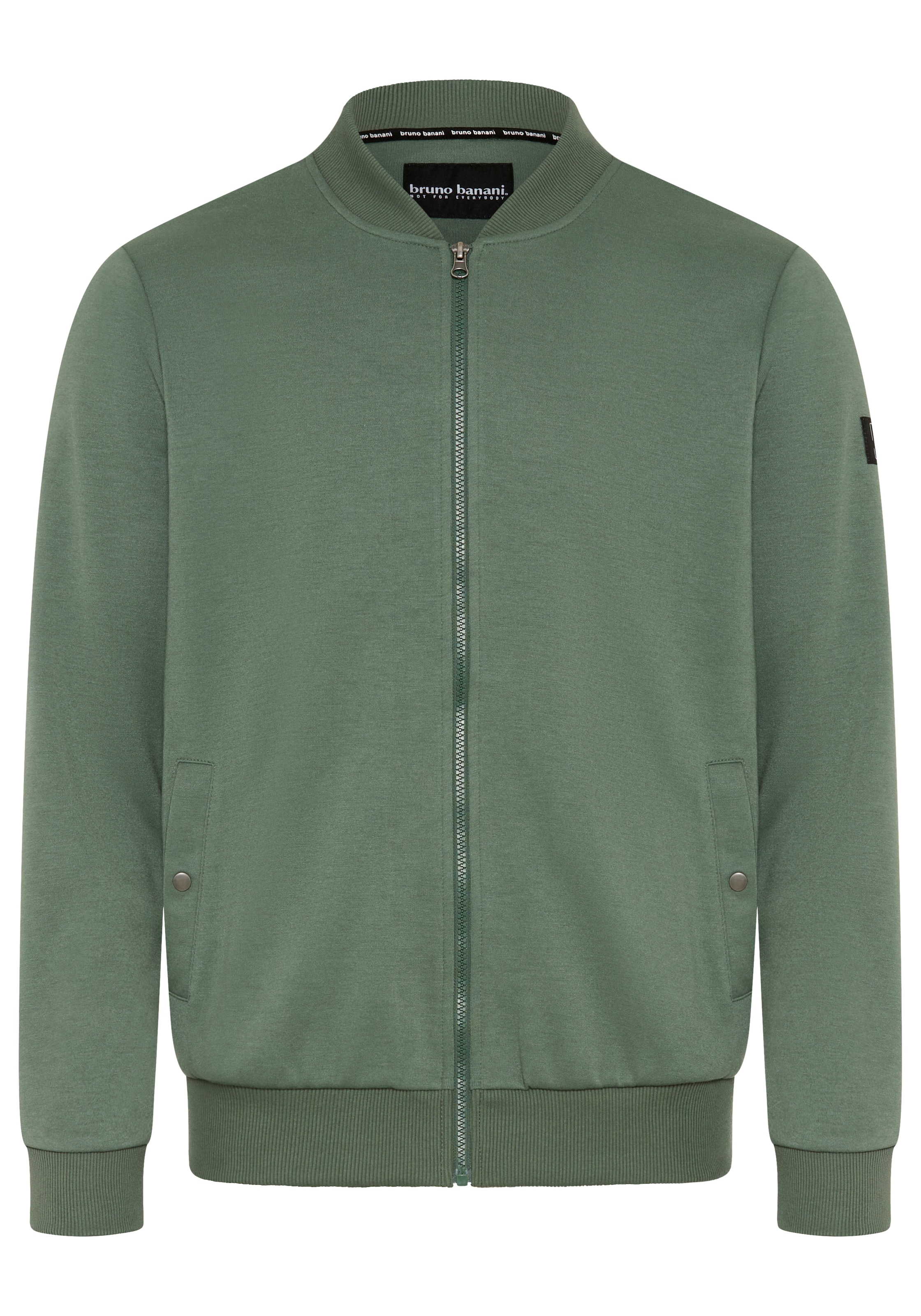 Bruno Banani Veste sweat avec col montant et poches passepoilées