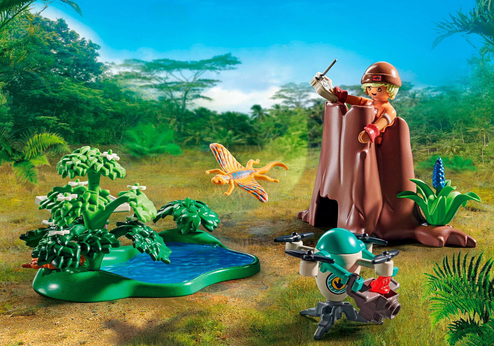 Playmobil® Konstruktions-Spielset »Beobachtungsstation für Dimorphodon (71525), Dinos« Made in Europe