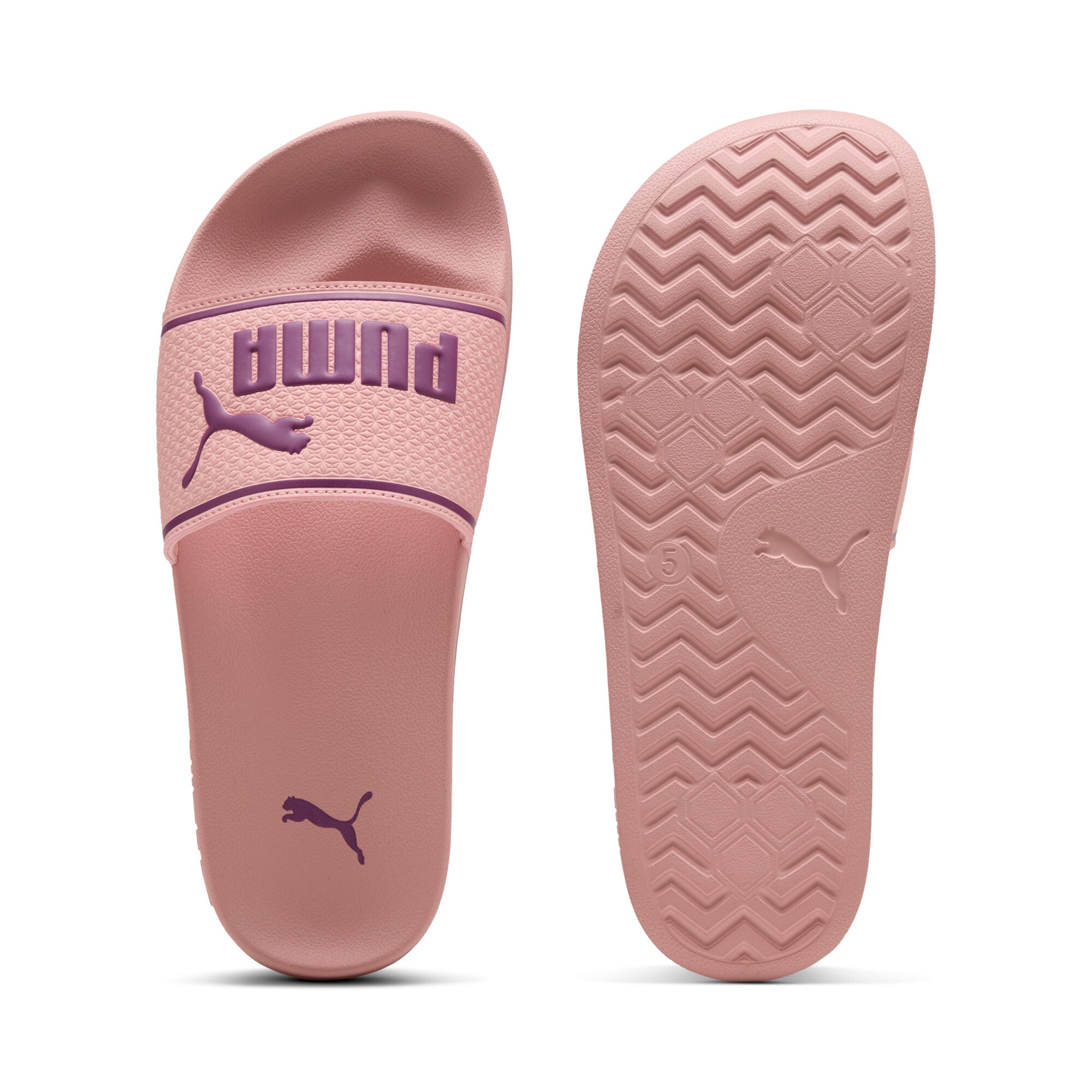 PUMA Badesandale »LEADCAT 20 BX«  gepolsterter Lederriemen, geformtes Fussbett