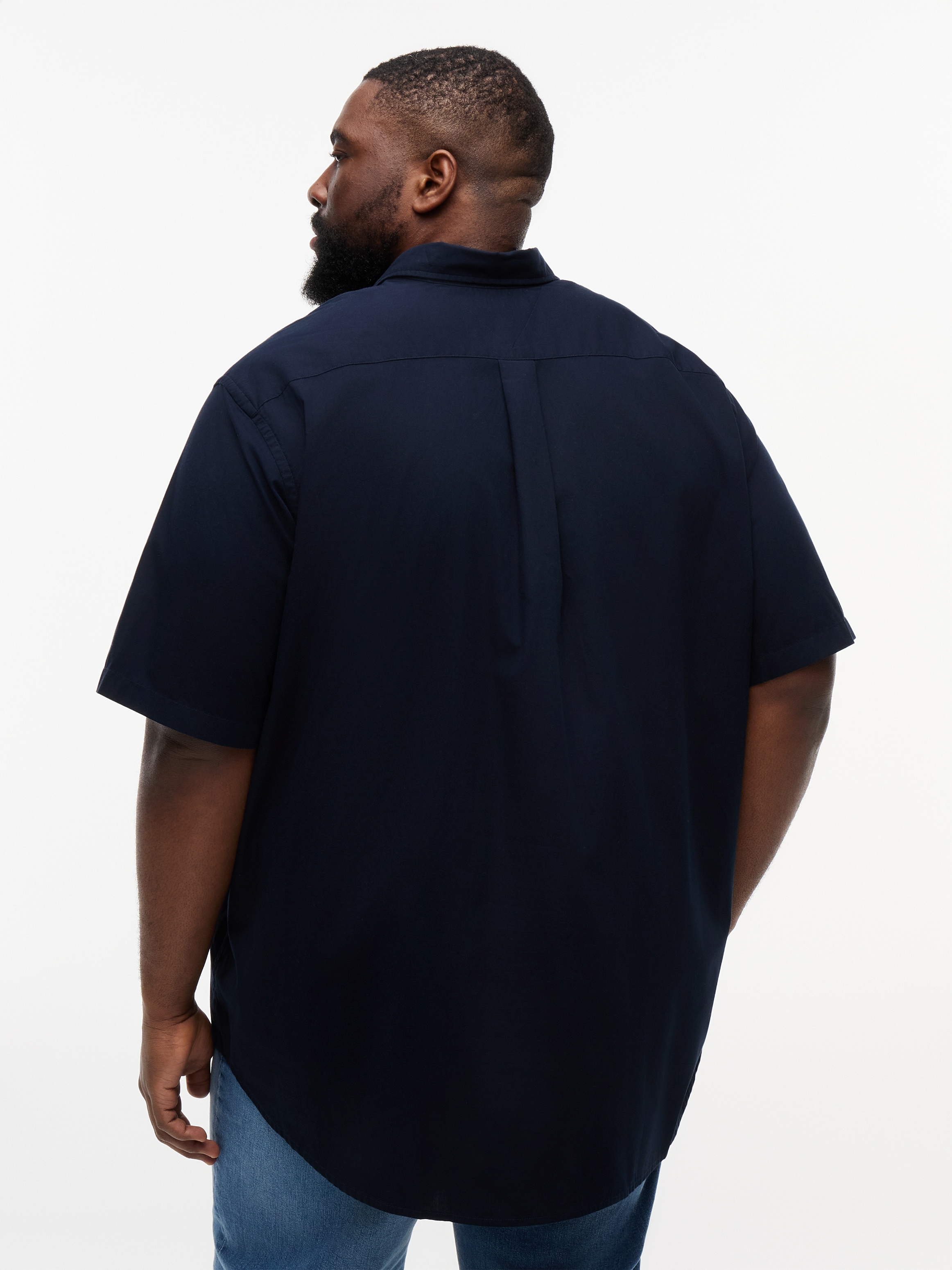 Tommy Hilfiger Big & Tall Kurzarmhemd »BT-FLEX POPLIN SOLID« Grosse Grössen