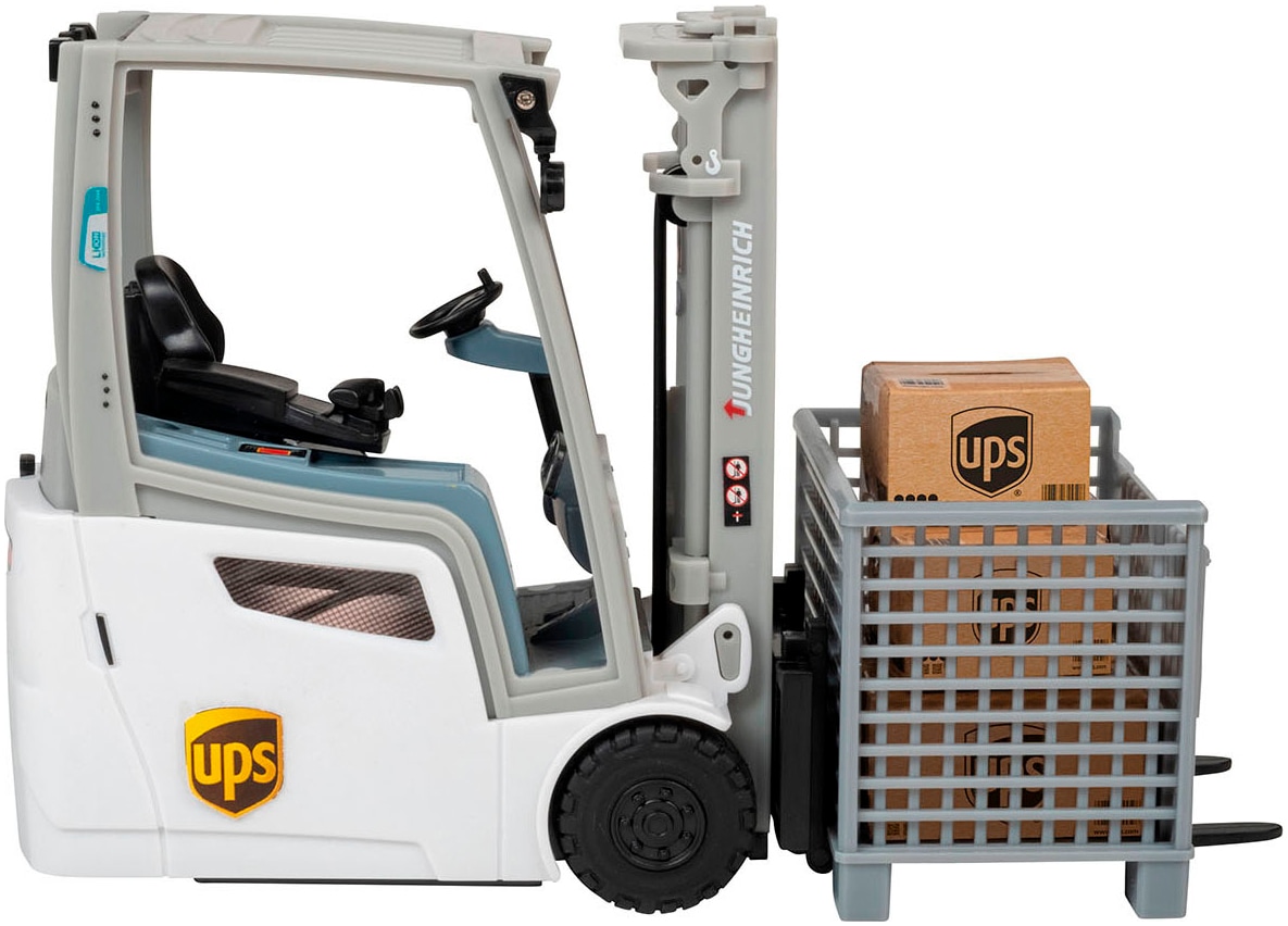 Happy People RC-Gabelstapler »UPS Jungheinrich 1:16 Gabelstapler, 2,4 GHz, 29cm,« mit Fernbedienung