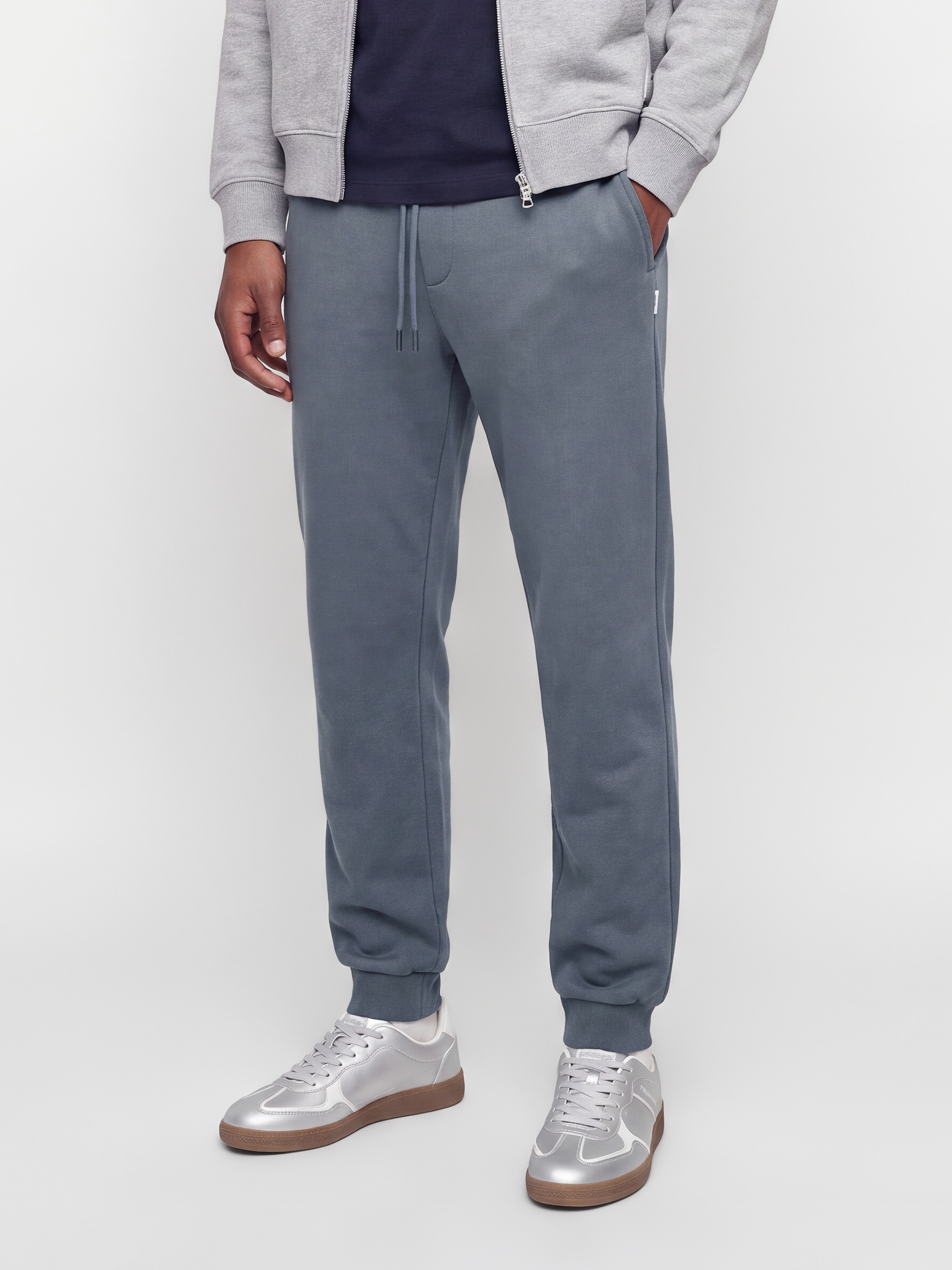 Jack & Jones Pantalon sweat »JPSTGORDON mit Kordelzug und Komfortbund«  uni, à la mode, coupe régulière, tissu sweat