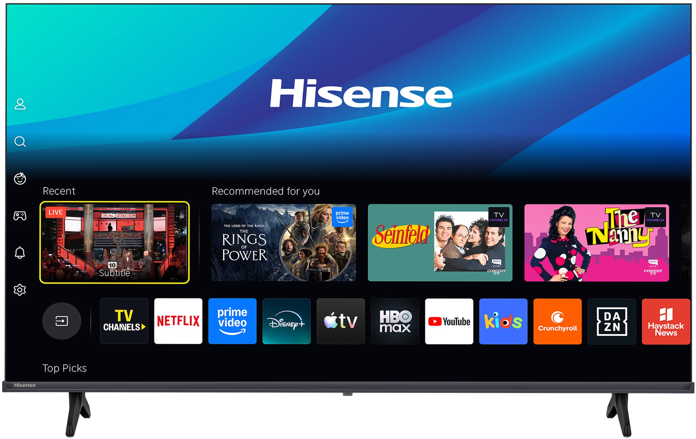 Hisense LED-Fernseher »32E4DS« 80 cm/32 ″ HD Smart-TV