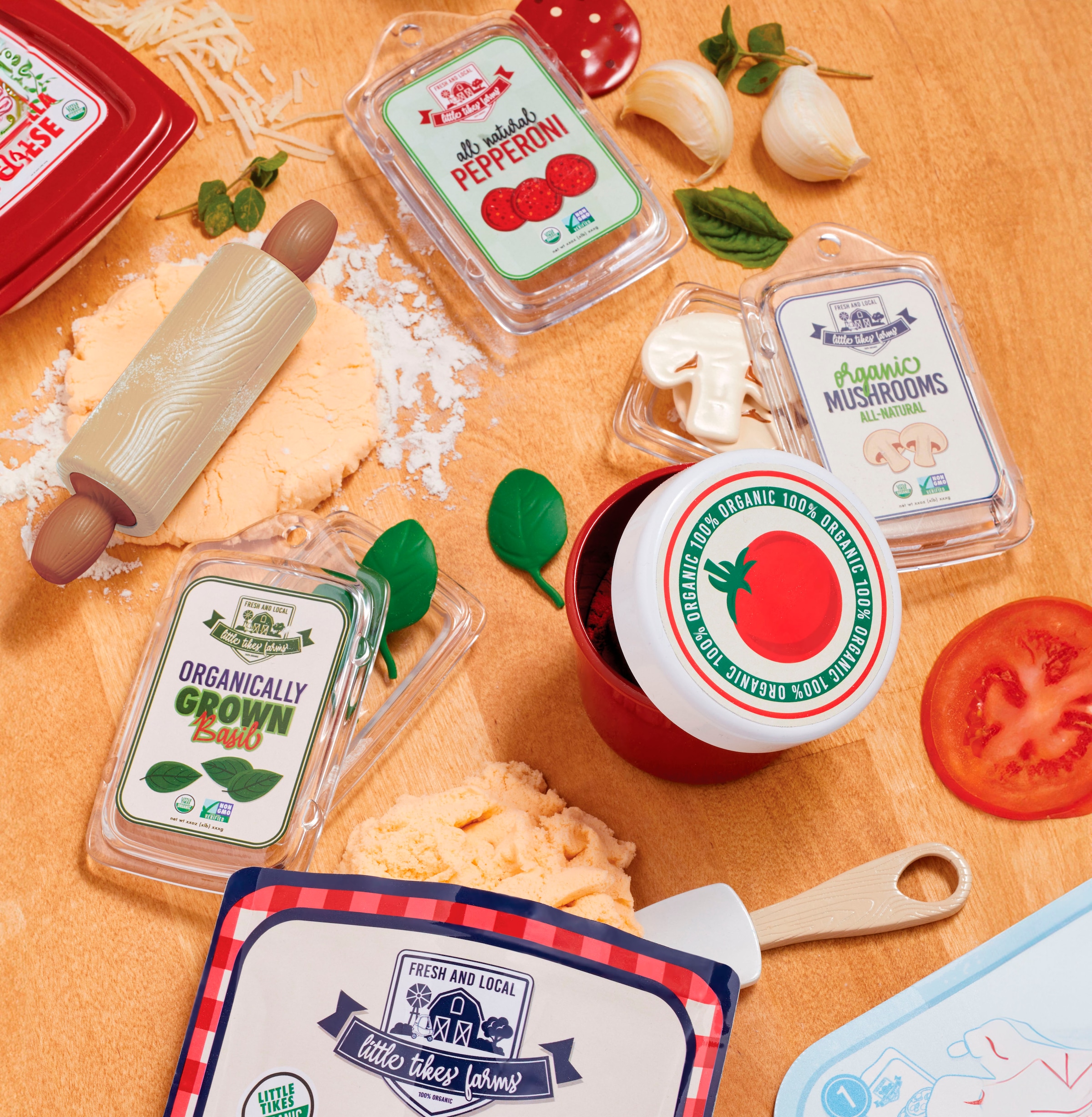 Little Tikes® Aliments pour enfants »Creative Chefs Pizza Kit«