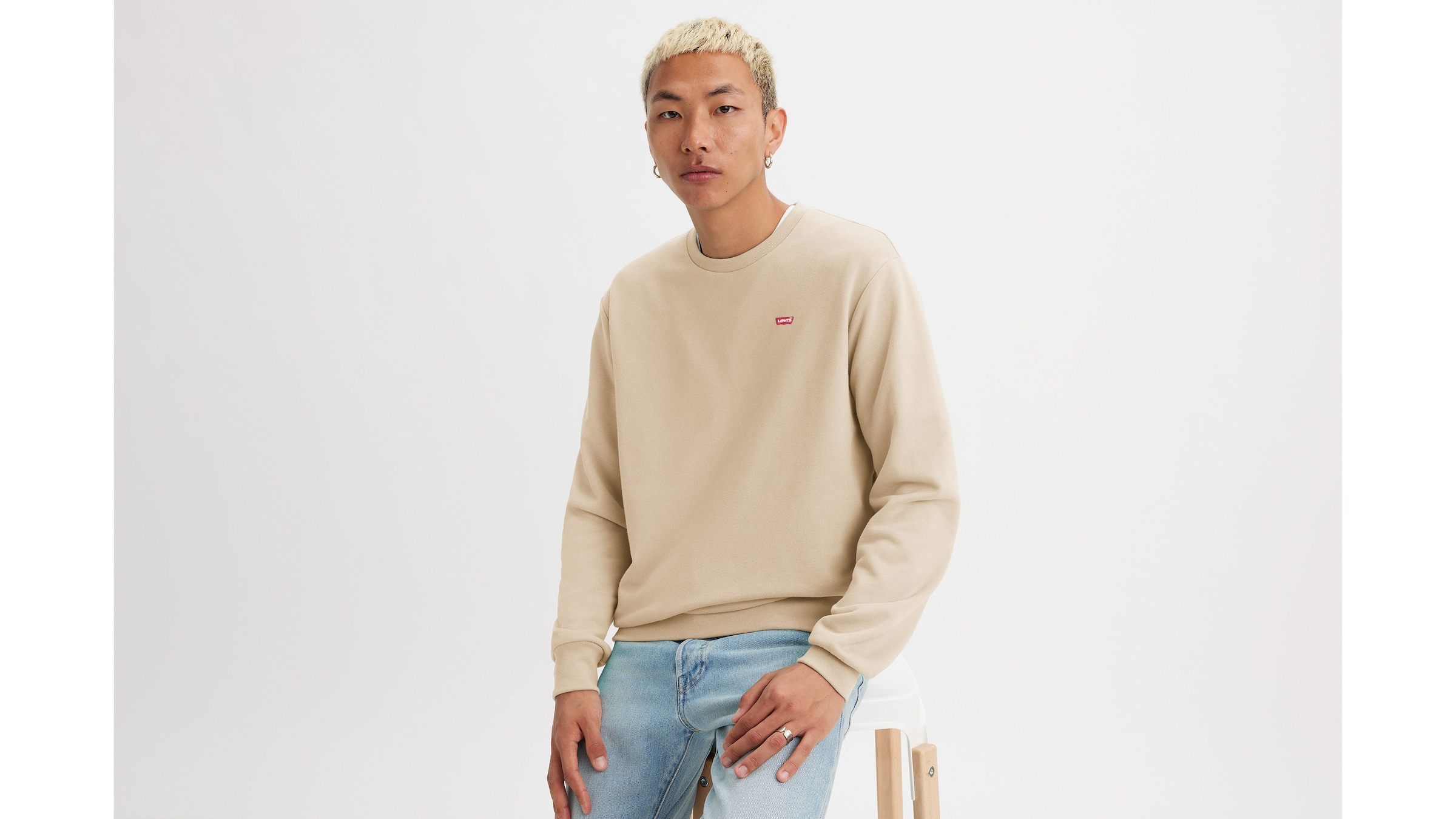 Levi's® Sweatshirt »SWEATSHIRT NEW ORIGINAL CREW«, Innen weich angeraut
