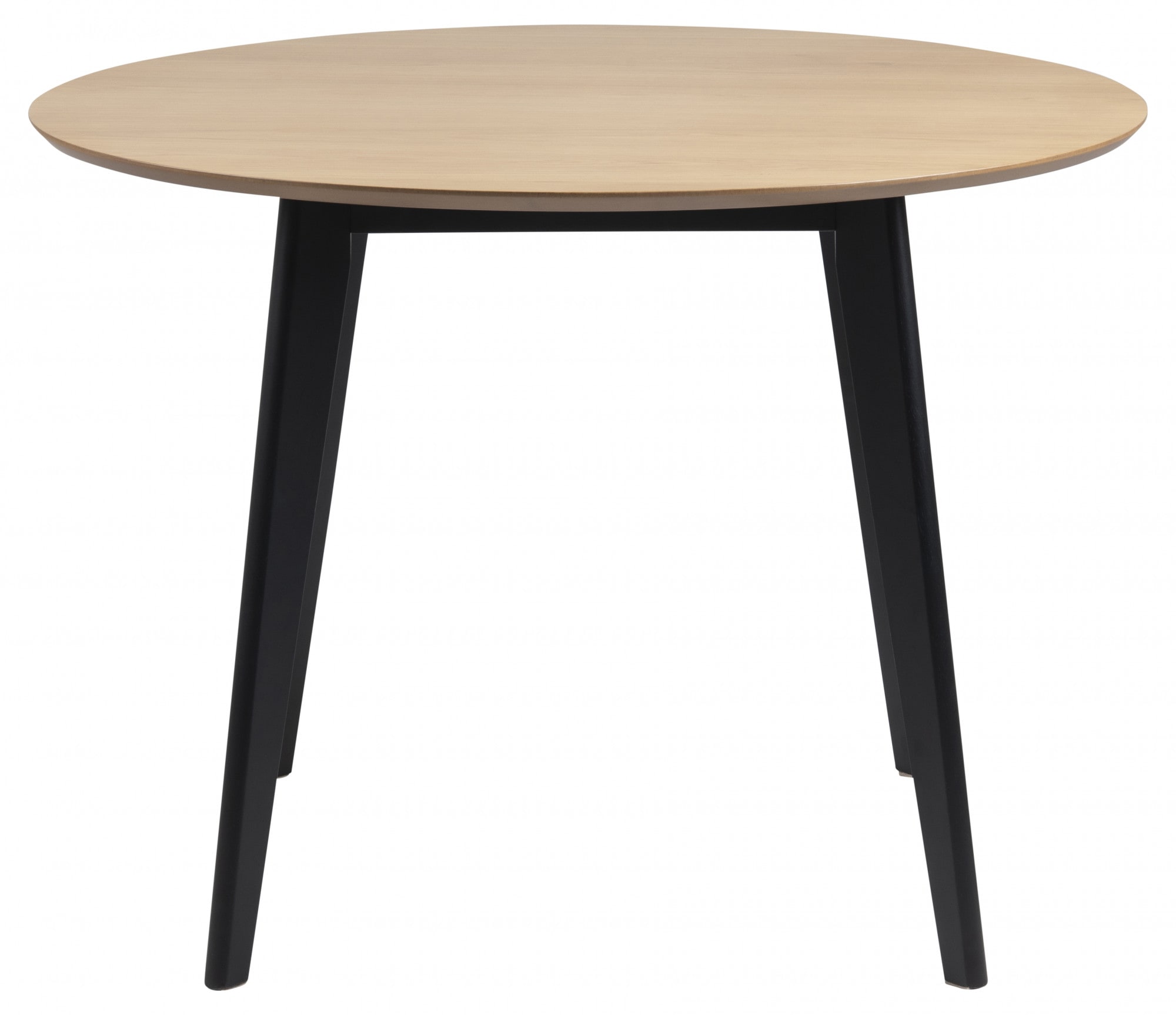 ACTONA GROUP Table de salle à manger »Roxby rund Ø105 – kompakt, robust & pflegeleicht, zeitloses Design« Table de cuisine, OTTOs Choice, 1 cuis tlg. table à manger ronde Roxby, avec placage chêne Ø 105 cm