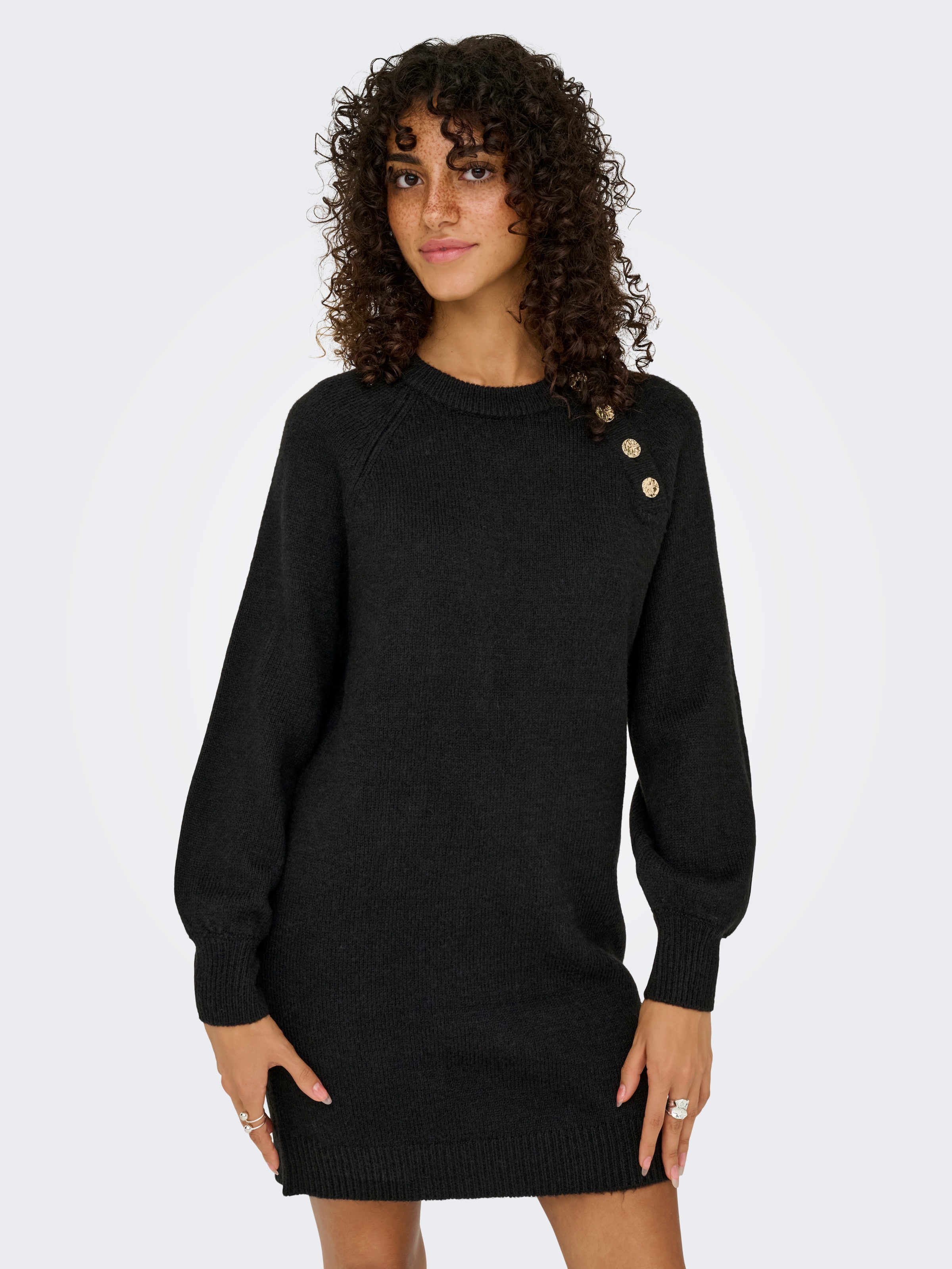 ONLY Midikleid »ONLEMMA LIFE LS BUTTON ONEC DRESS CC KNT« Sommerkleid