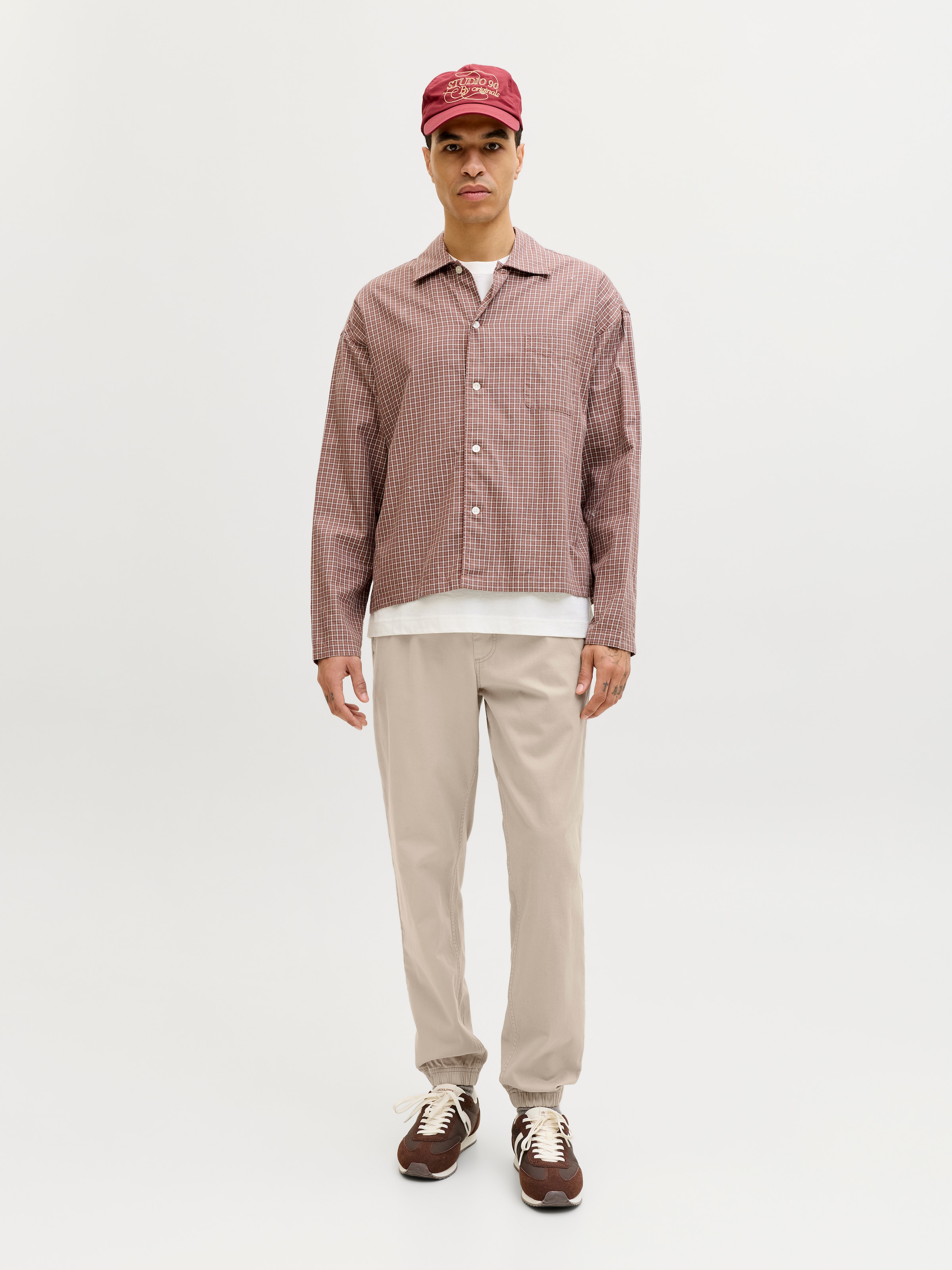 Jack & Jones Pantalon à enfiler »JPSTGORDON DYLAN JOGGER«  Mélange de coton, coupe regular