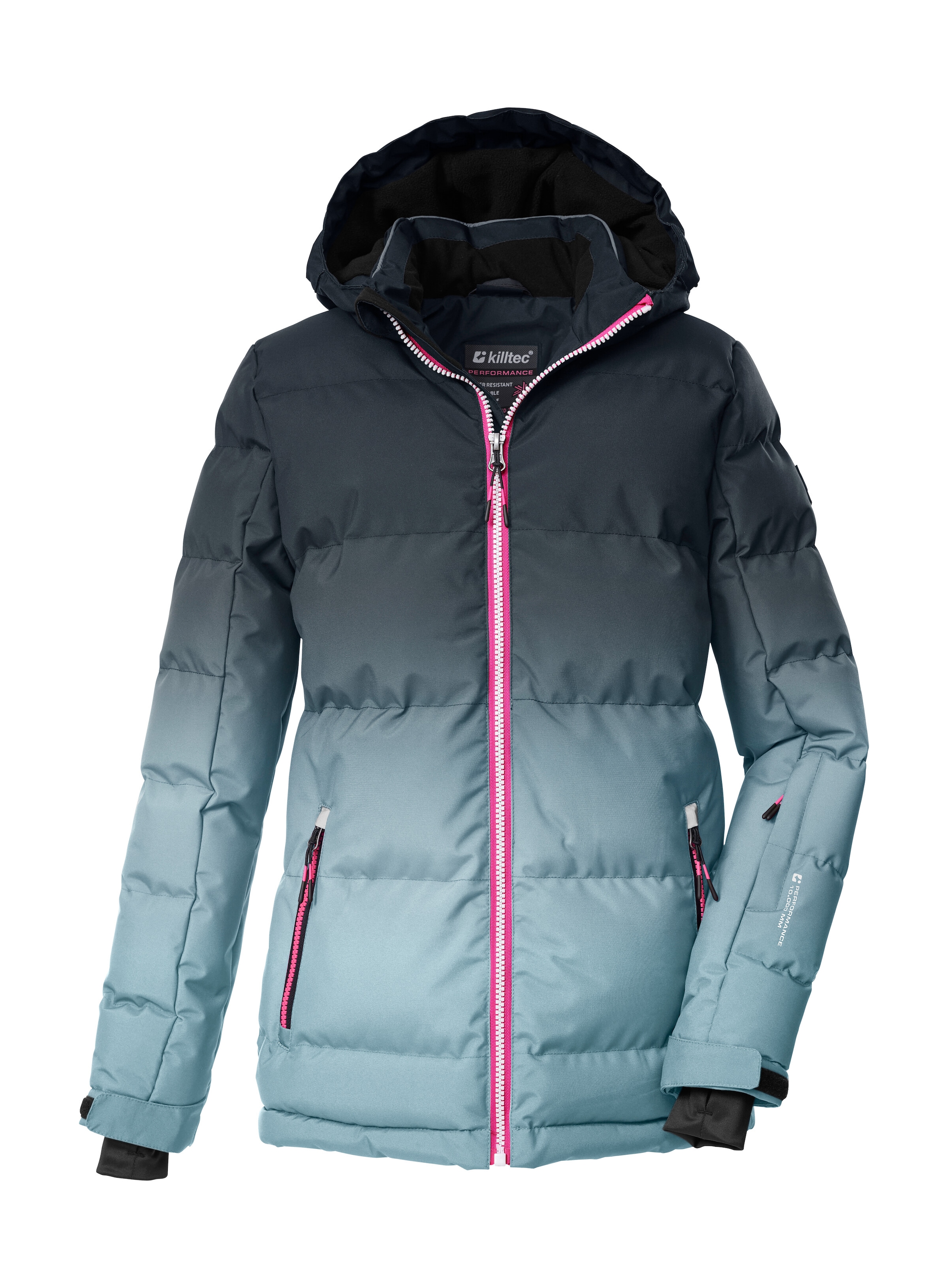Killtec Skijacke »KSW 330 GRLS SKI QLTD JCKT« Wasserabweisende Winterjacke, atmungsaktiv, verstellbare Kapuze