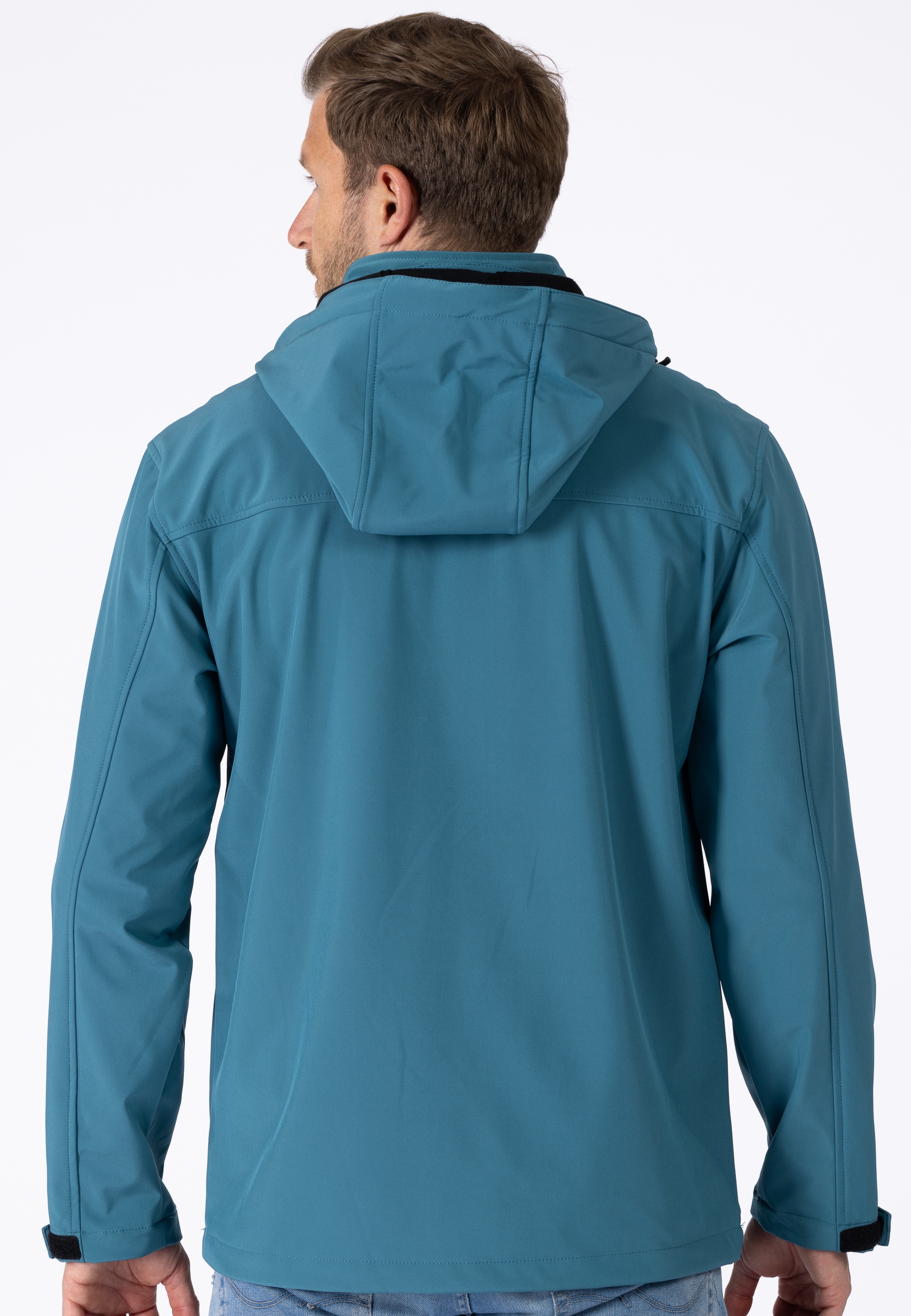 LPO Veste softshell »Softshelljacke Melvin« avec capuche capuche amovible et réglable