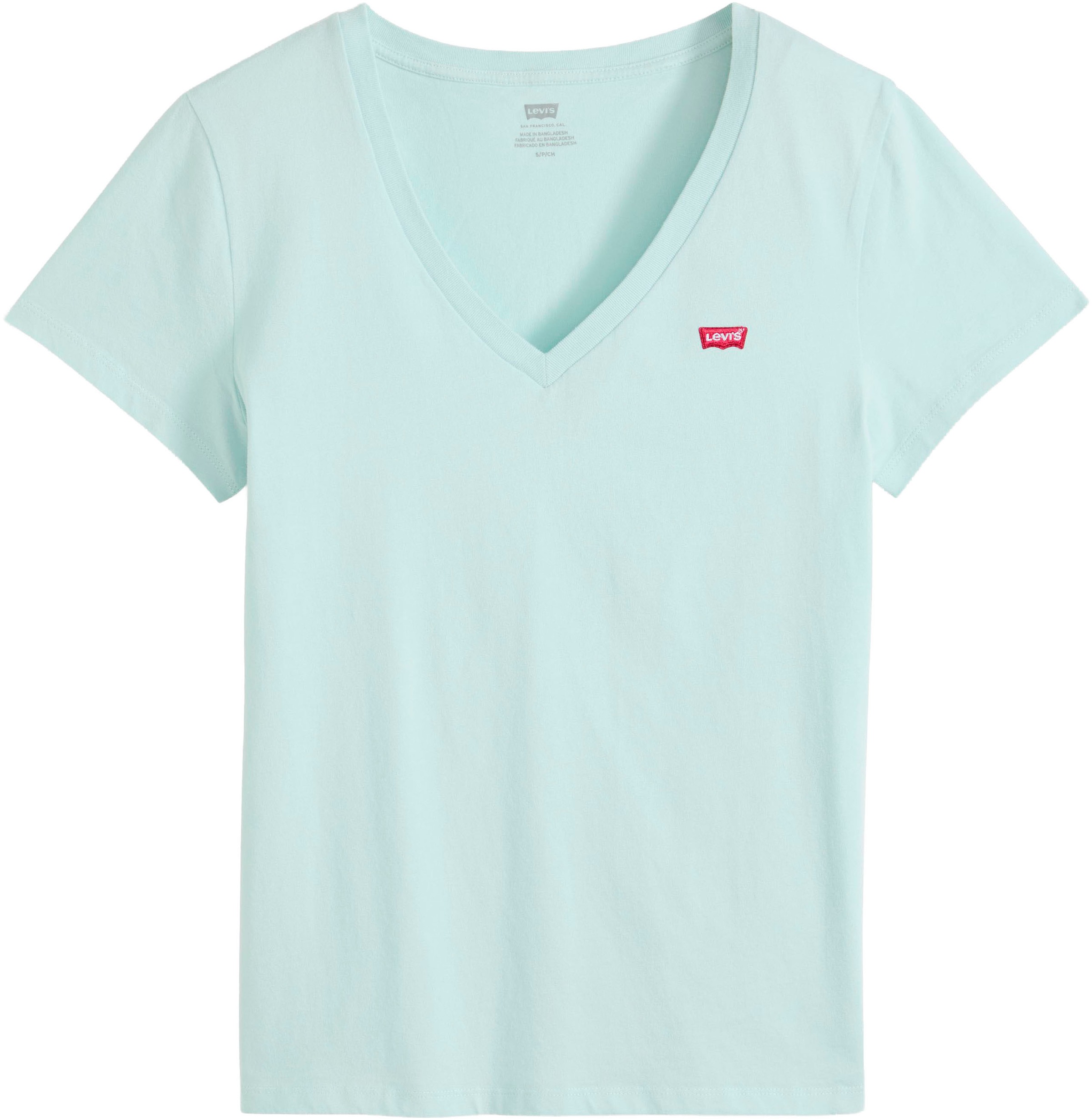 Levi's® V-Shirt »Perfect Tee« mit kleinem Batwing- Logo