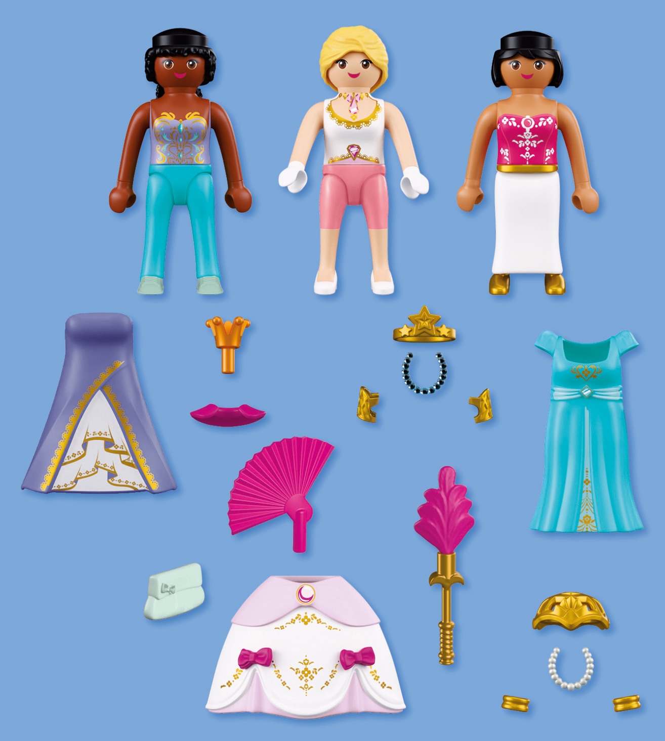 Playmobil® Jeu de construction »Drei Prinzessinnen (72055), Princess« Made in Europe