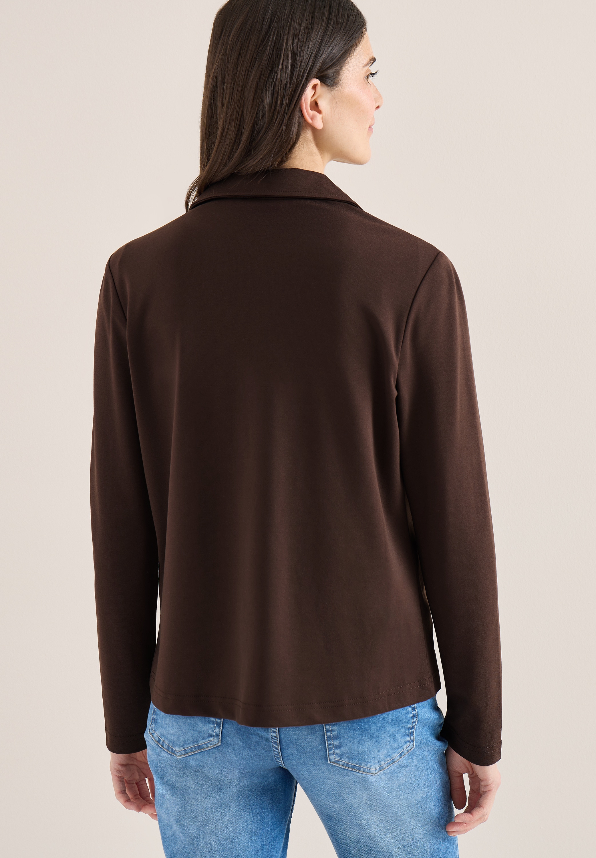 Cecil Blazer en sweat mit Knopfverschluss und Viskose