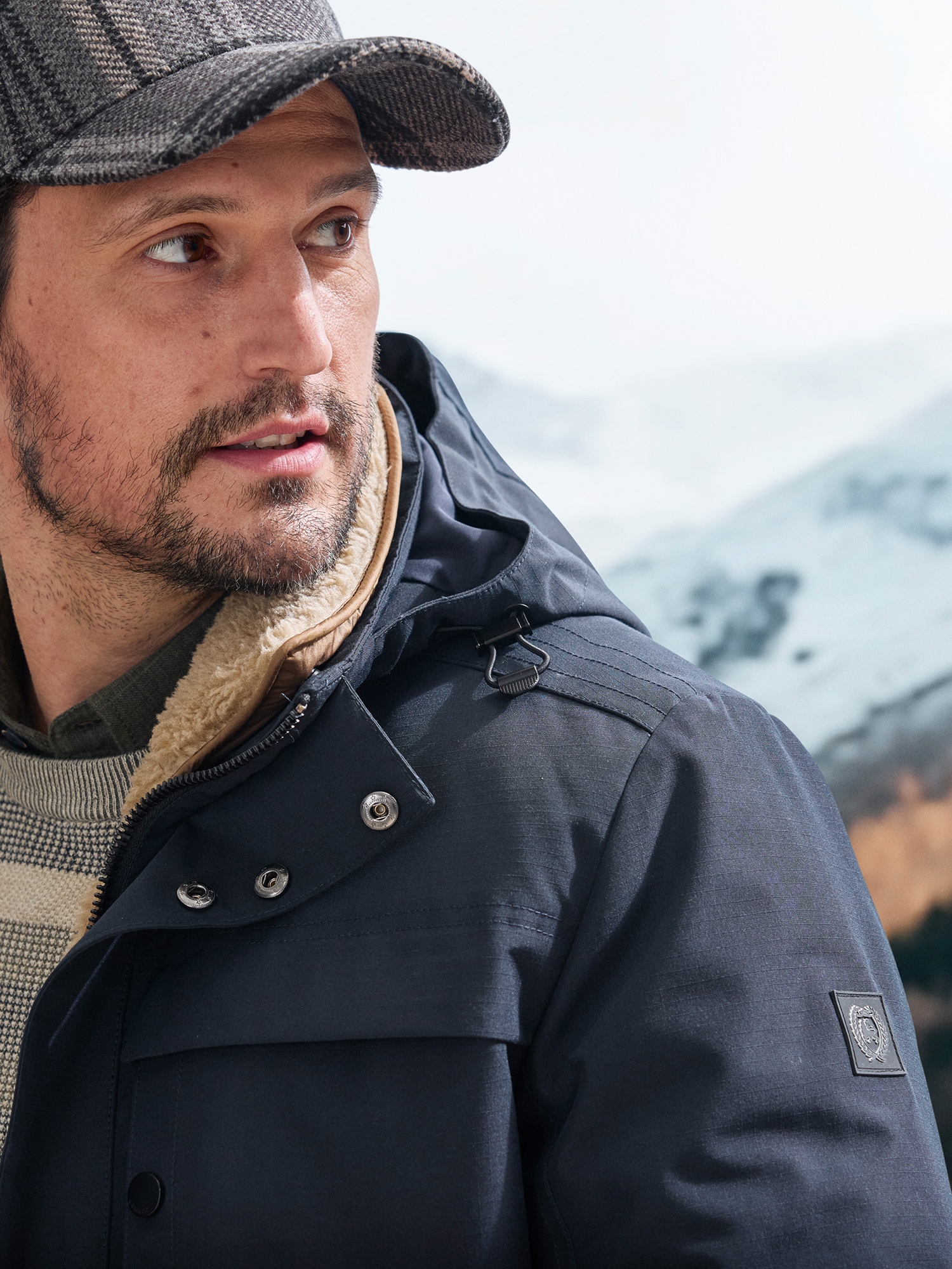 LERROS Veste d'hiver »Herren Winterjacke mit herausnehmbarer Innenjacke« mit Kapuze