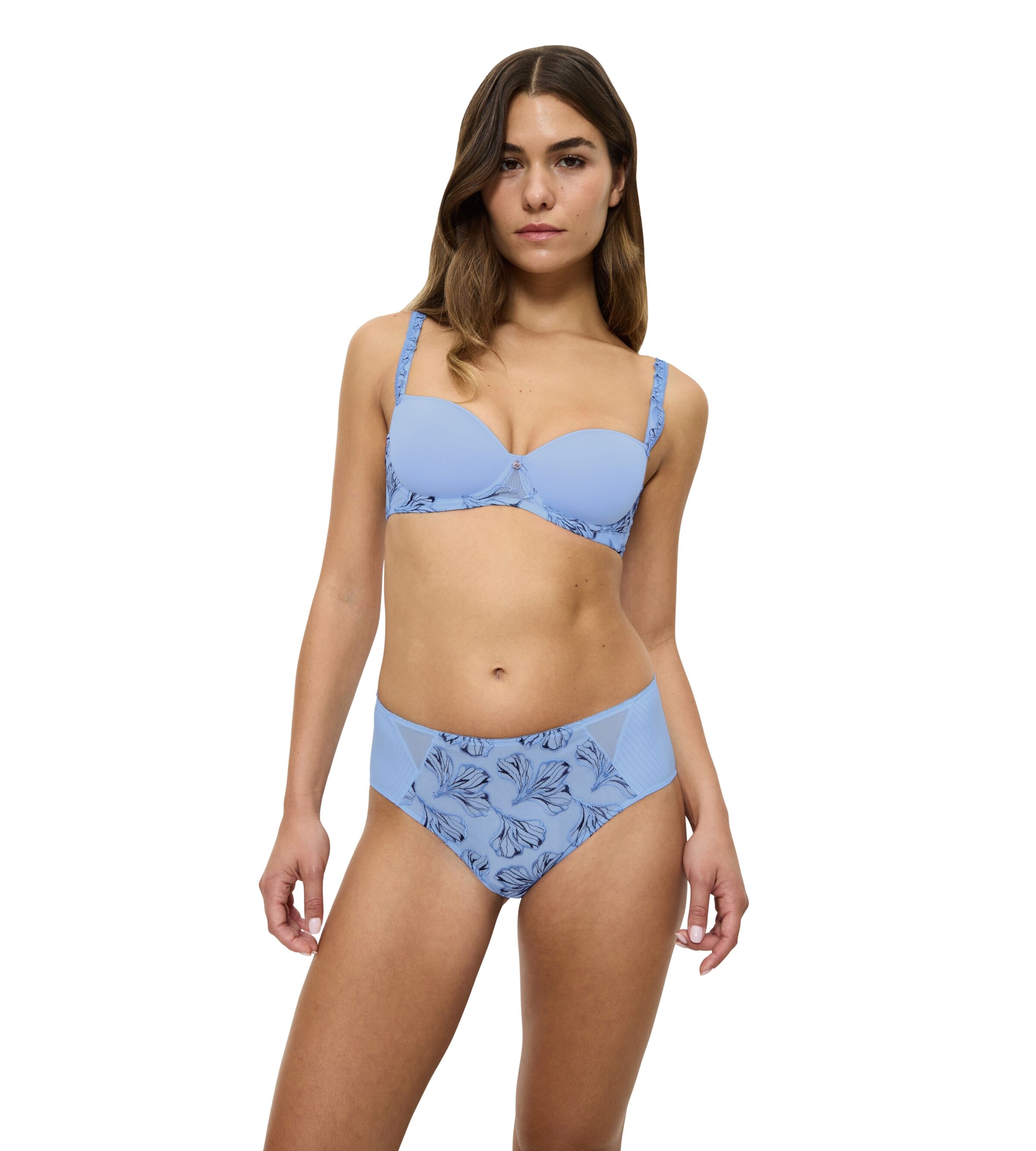 Triumph Maxislip »Wild Iris Florale«, mehrfarbige Stickerei, hochgeschnitten, leicht formend