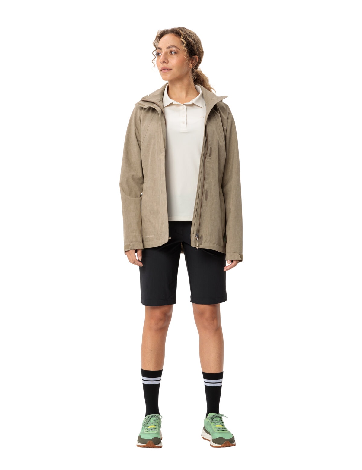 VAUDE Veste d'extérieur »WOMEN'S ROSEMOOR JACKET II« mit Kapuze mit Reissverschlusstaschen, mit Kordelzug an der Kapuze