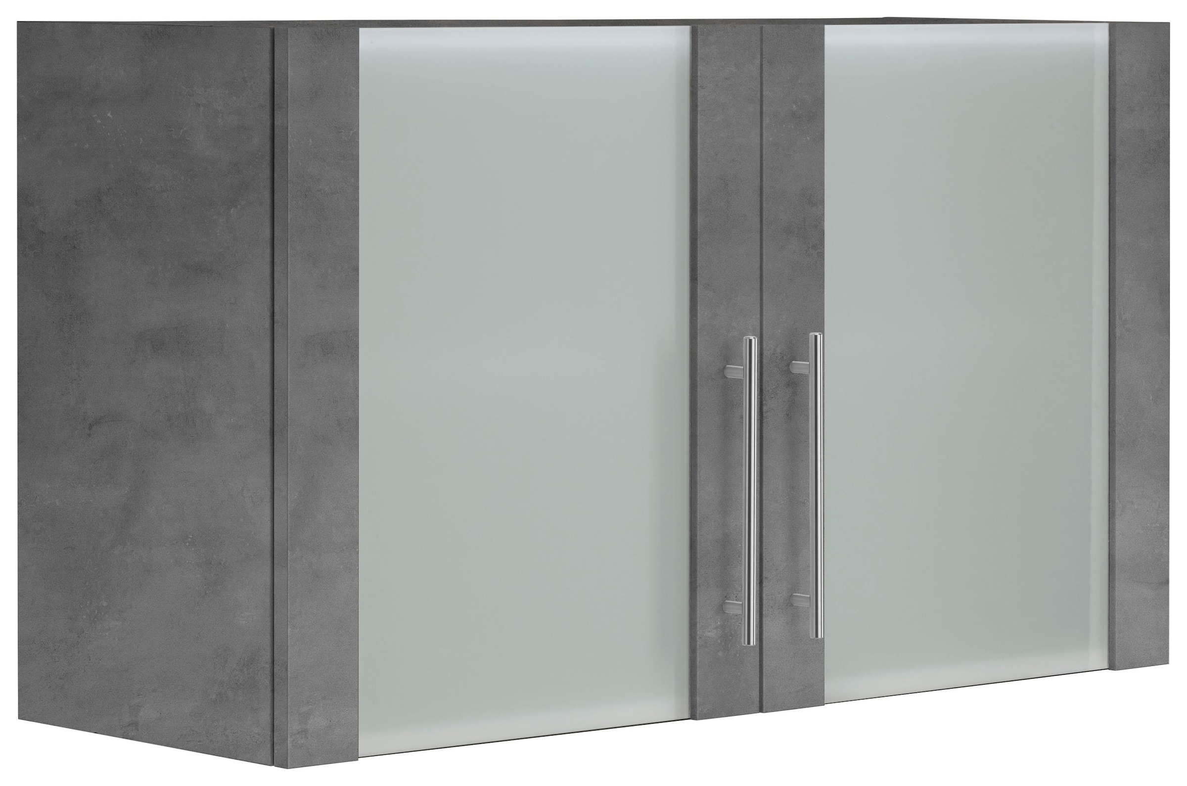 wiho Küchen Armoire suspendue en verre »Cali, TOPSELLER« Front mit Glaseinsatz