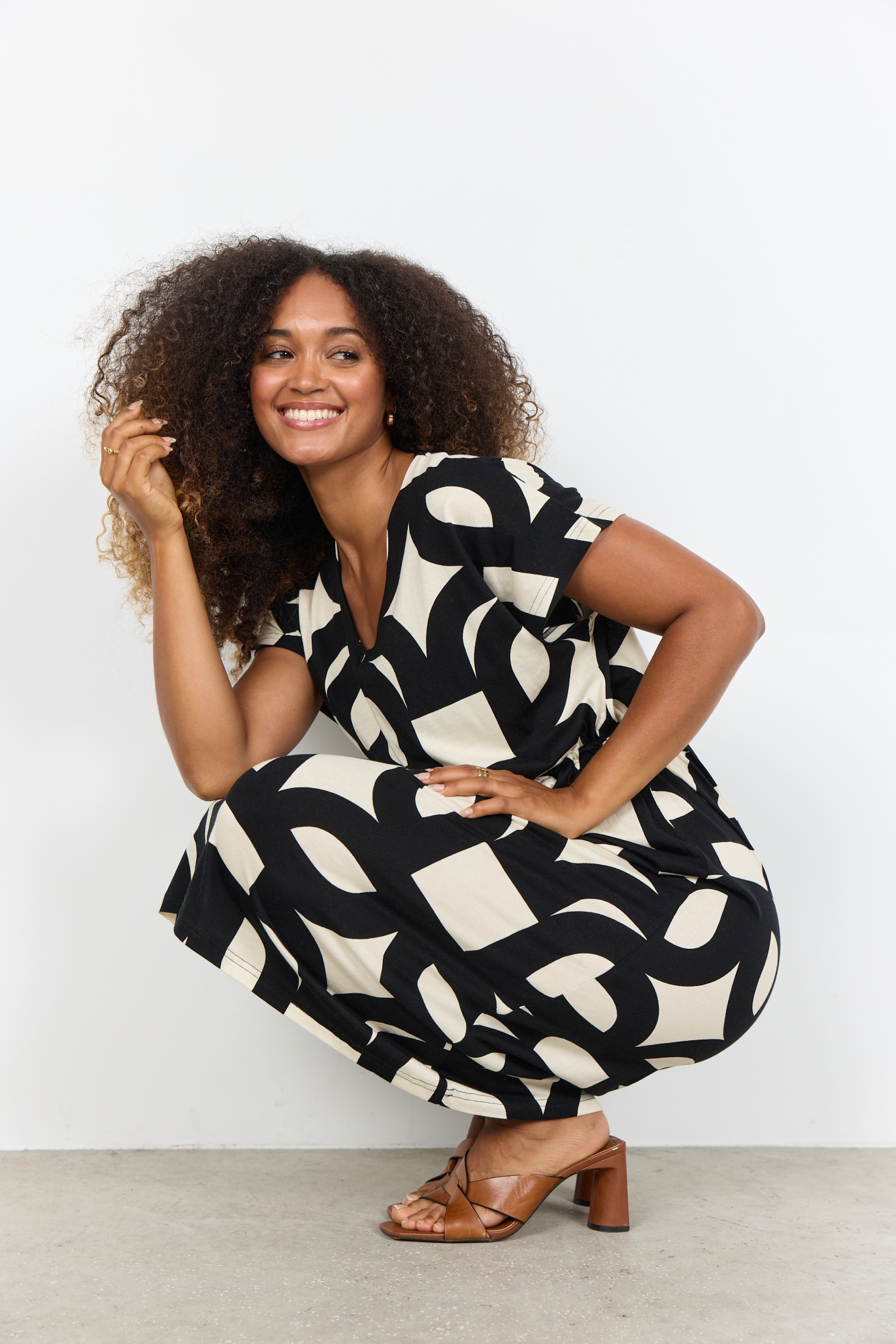 soyaconcept Robe imprimée »SC-FELICITY AOP 543« mélange de coton