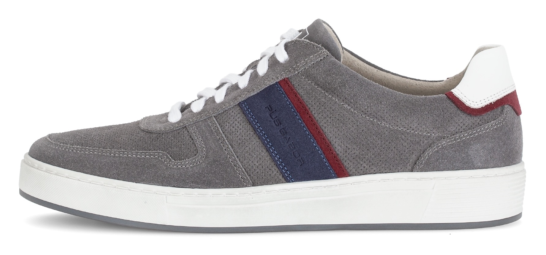 Pius Gabor Sneaker  Freizeitschuh, Halbschuh, Schnürer mit Kontrastbesätze, Weite G